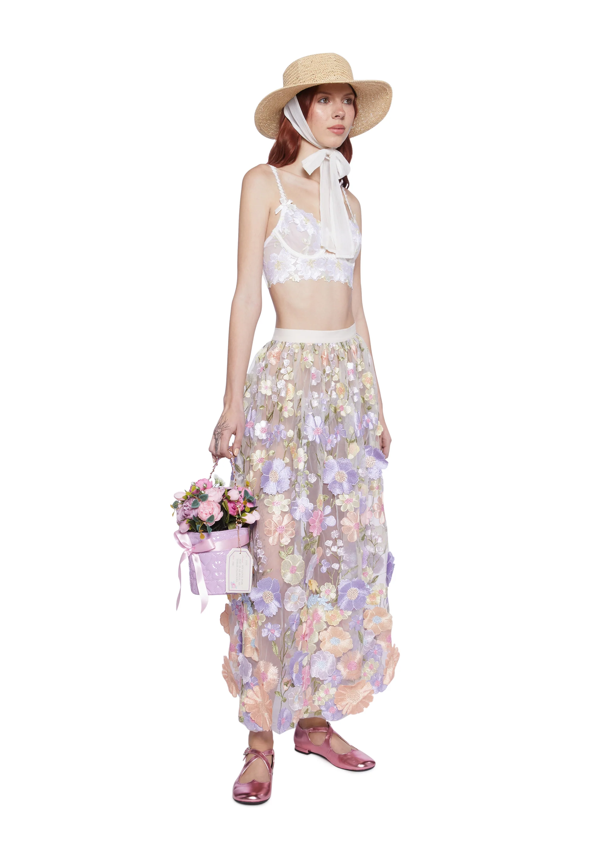 Floral Dreams Maxi Skirt - Image 2