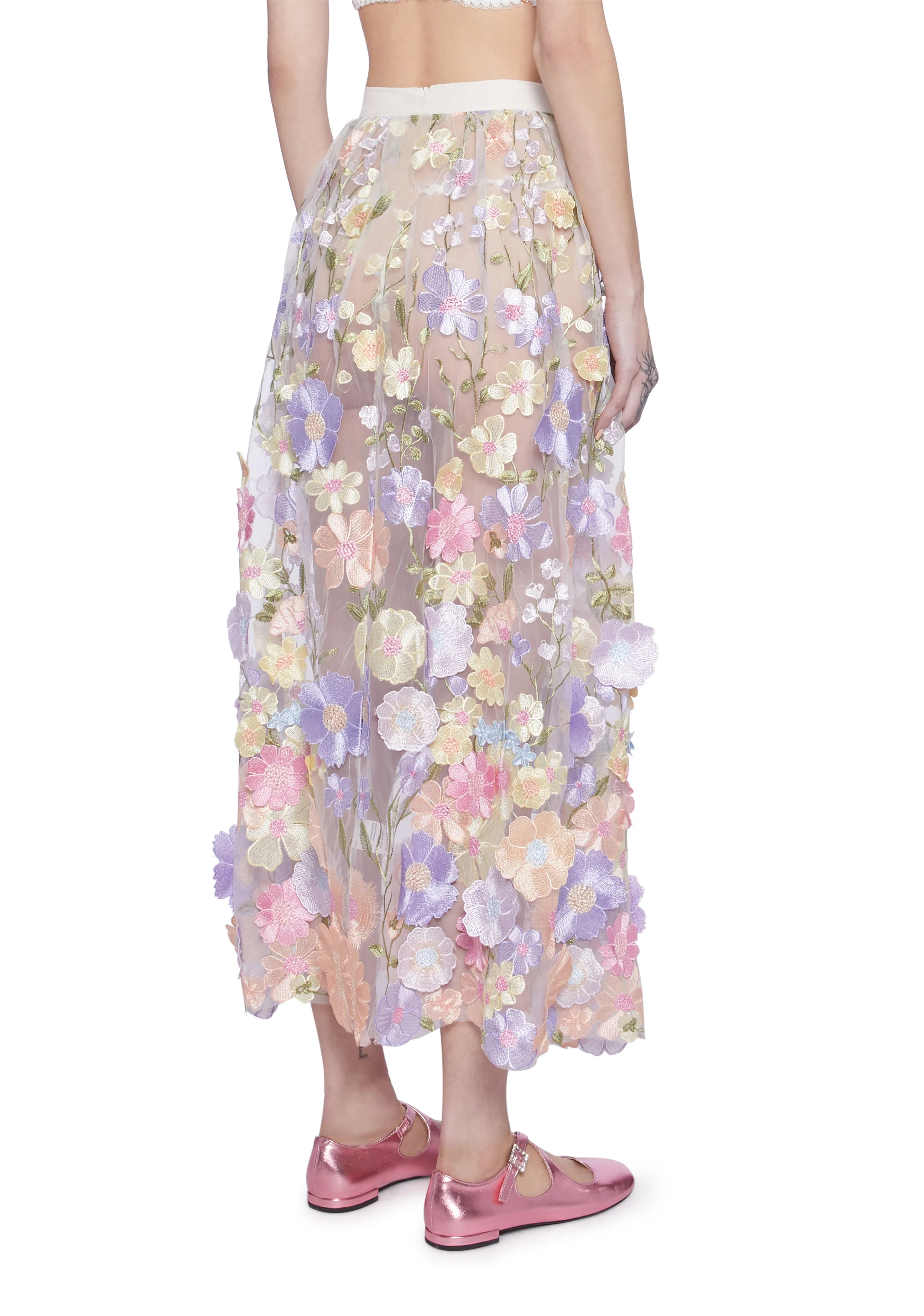 Floral Dreams Maxi Skirt - Image 3