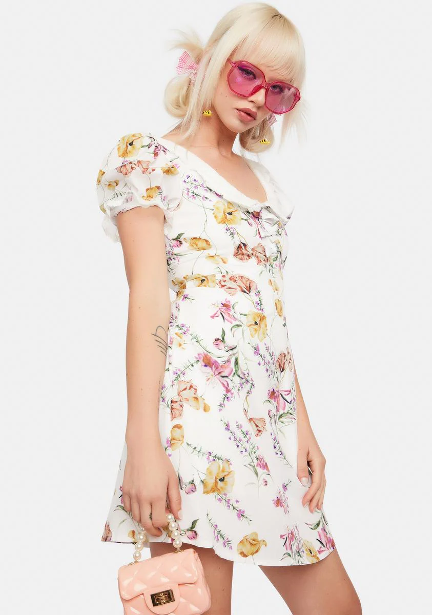 Floral Frantic Mini Dress - Image 2