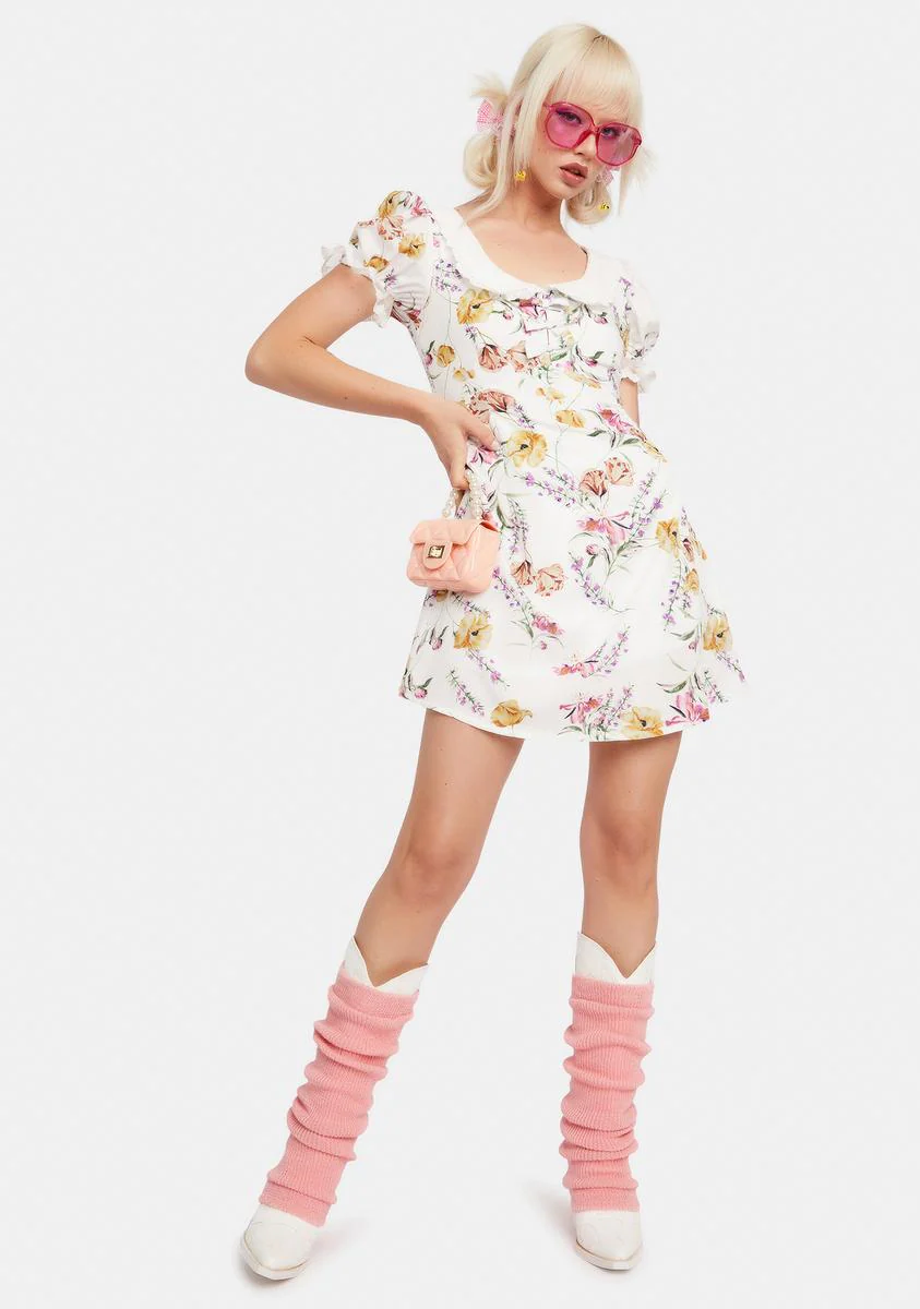 Floral Frantic Mini Dress - Image 3