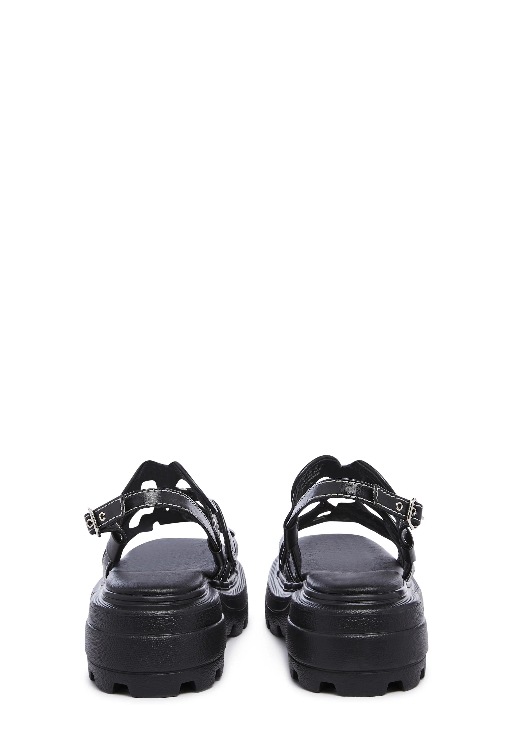 Floral Frenzy Platform Sandals - Image 4