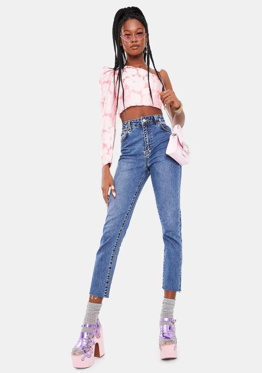 Floral Long Sleeve Top - Image 3