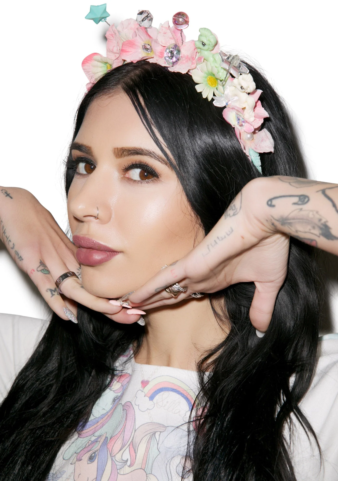 Flower Bomb Headband - Green - Image 7