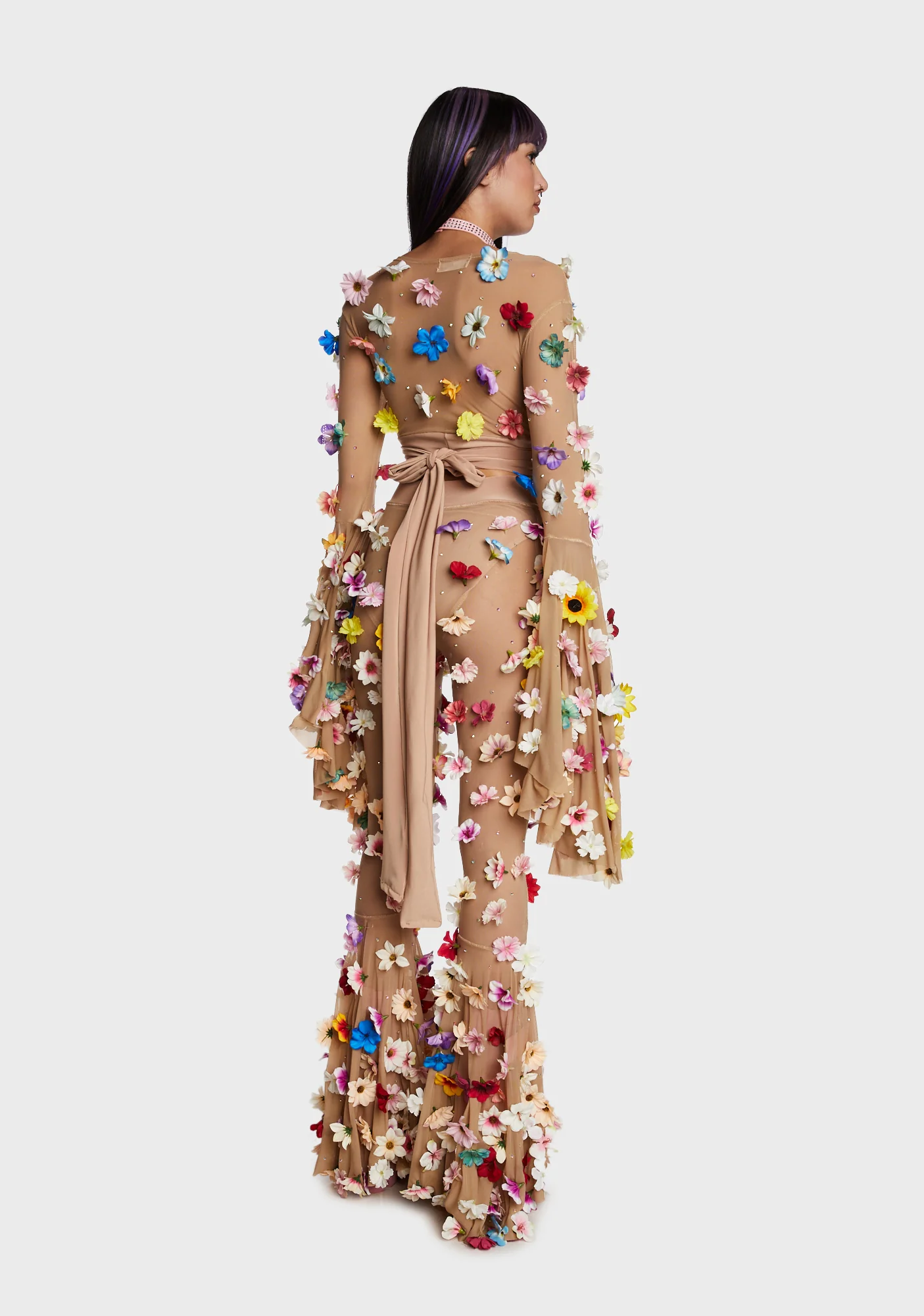 Flower Power Bell Sleeve Top - Image 5