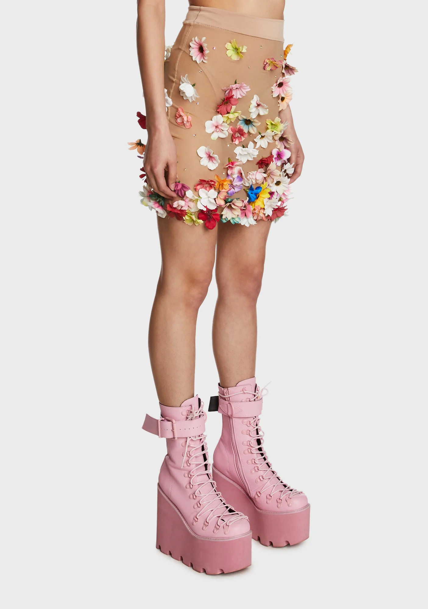 Flower Power Mini Skirt - Image 4