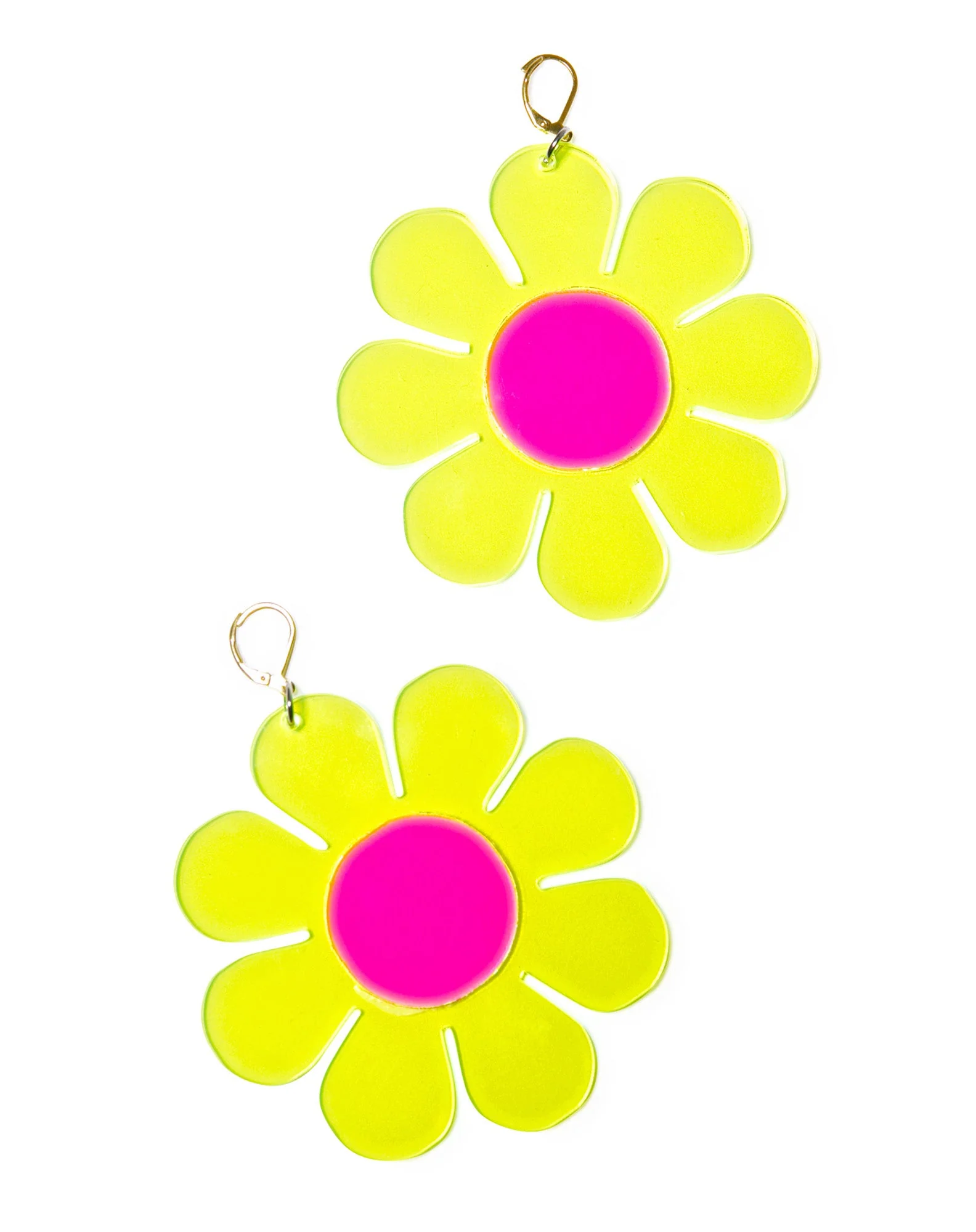 Flower Powerz Earrings - Light Pink - Image 3