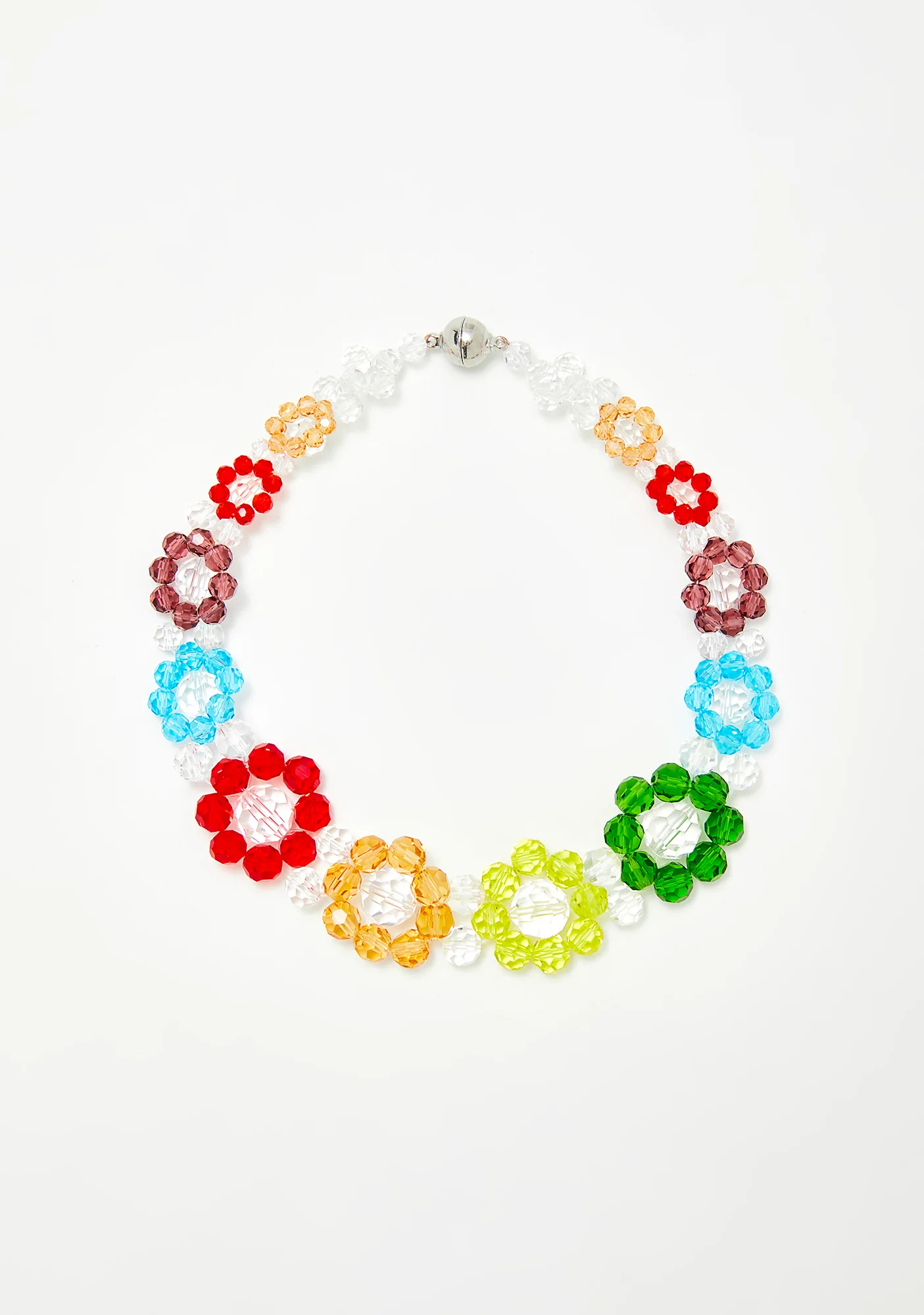 Flower Shine Beaded Choker - Image 2