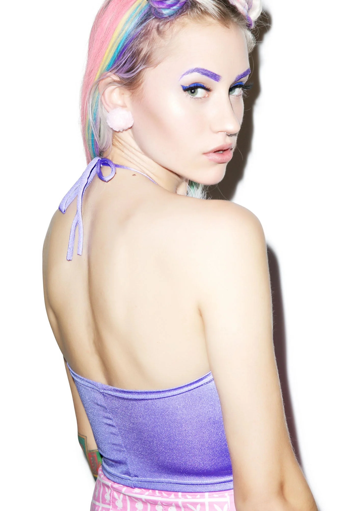 Fluff Sassy Halter - White - Image 4