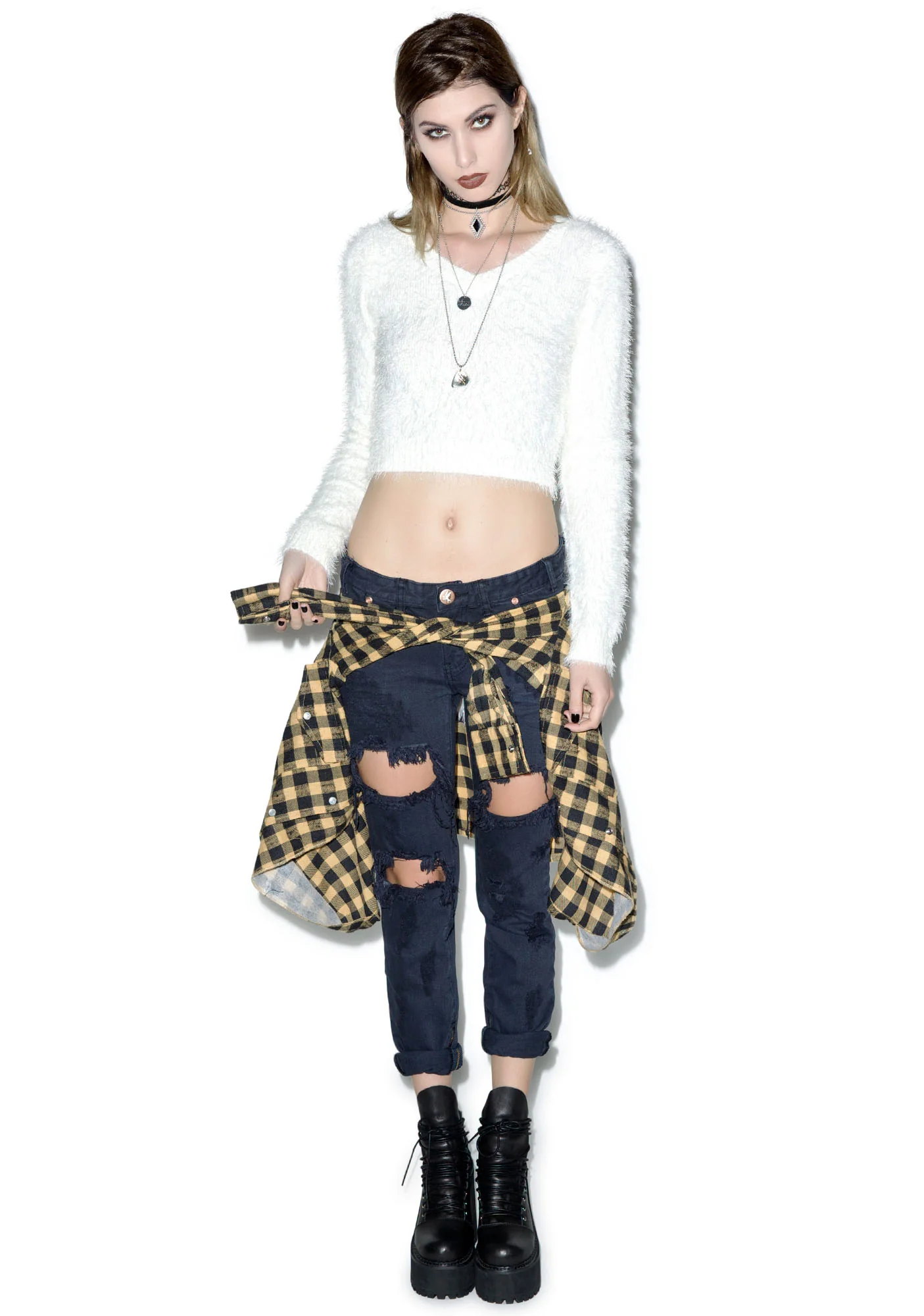 Fluffy Crop Jumper - Image 4