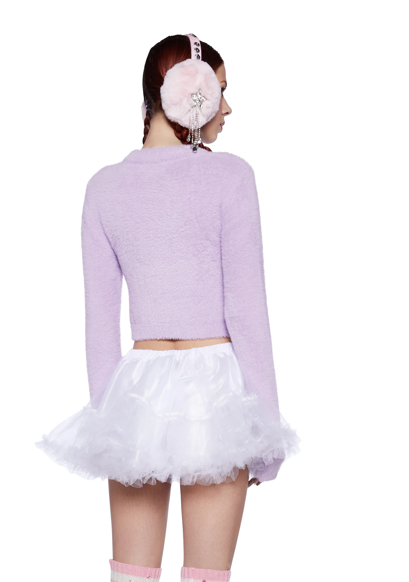 Fluffy Footprints Knit Sweater - Image 4