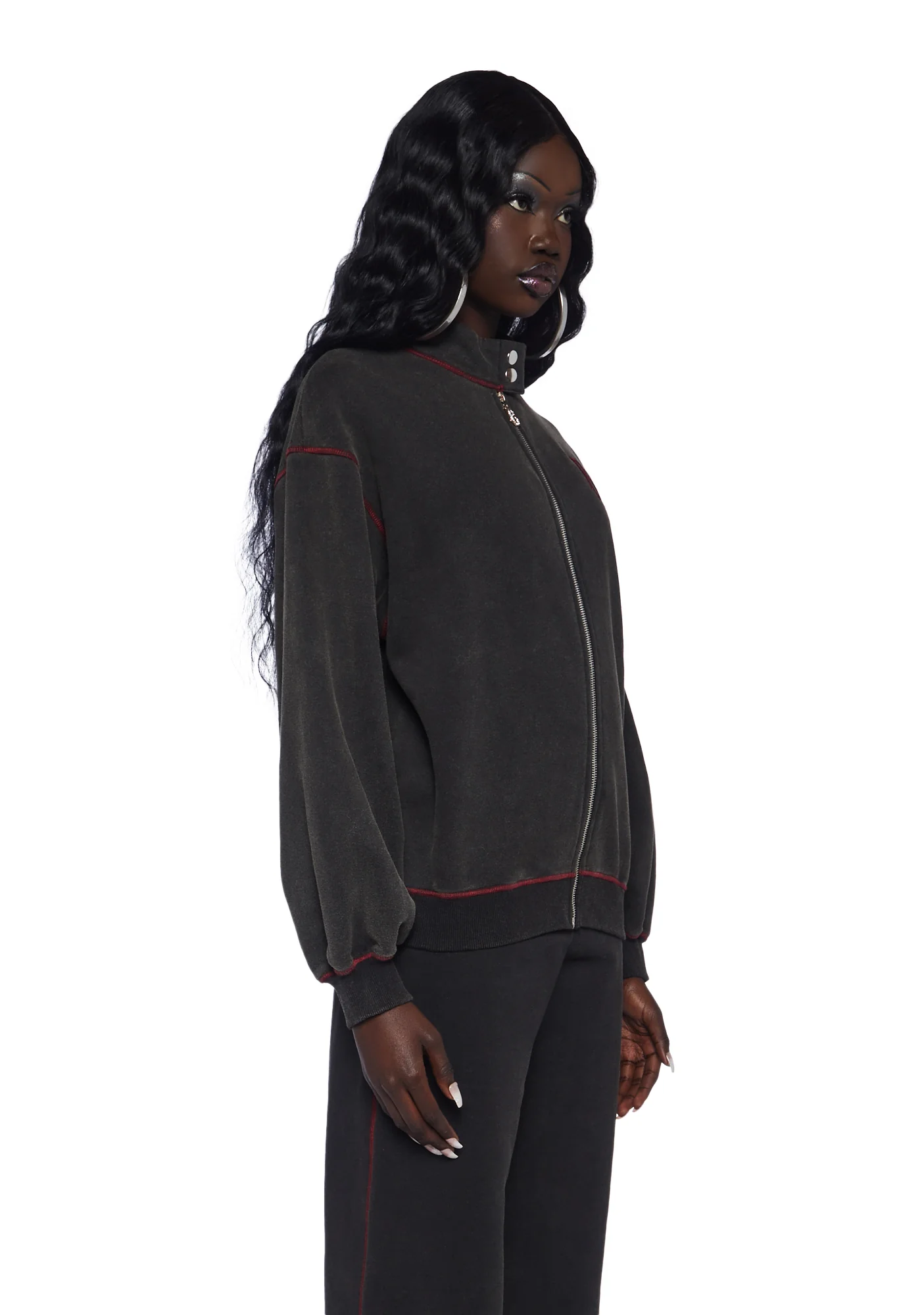 For The Record Zip-Up Hoodie - Image 3