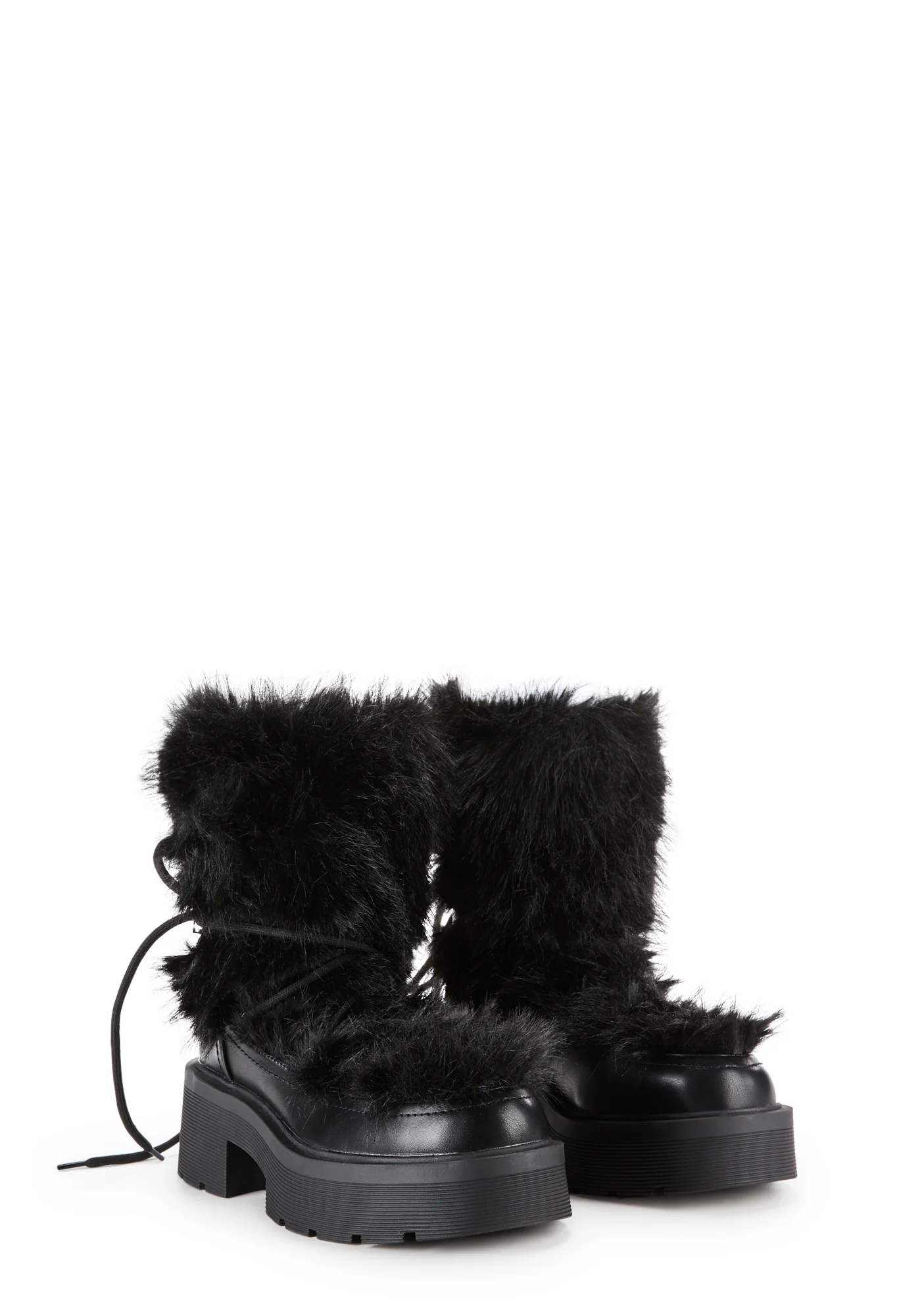 Forbes-1 Platform Boots - Black - Image 3