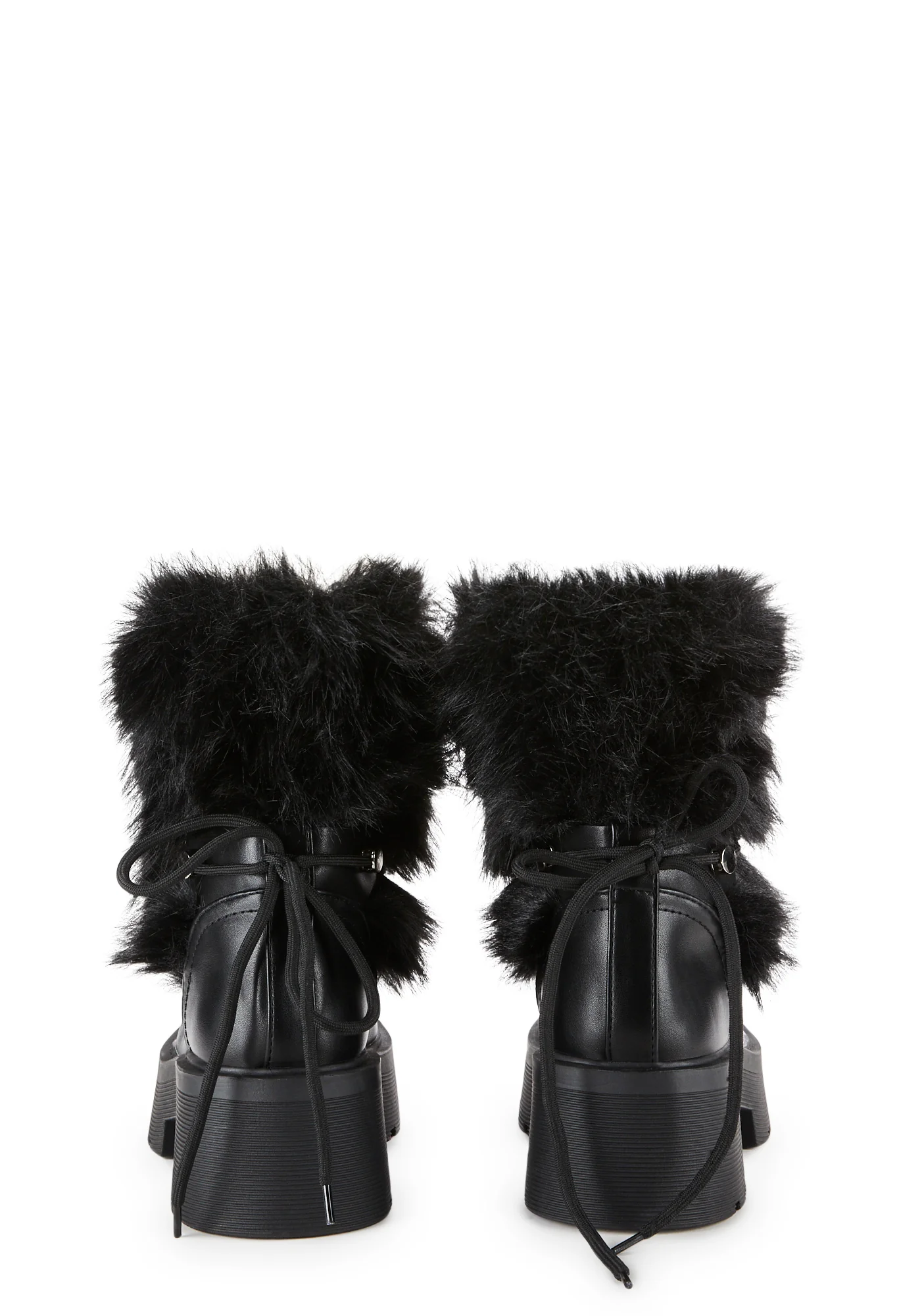 Forbes-1 Platform Boots - Black - Image 4