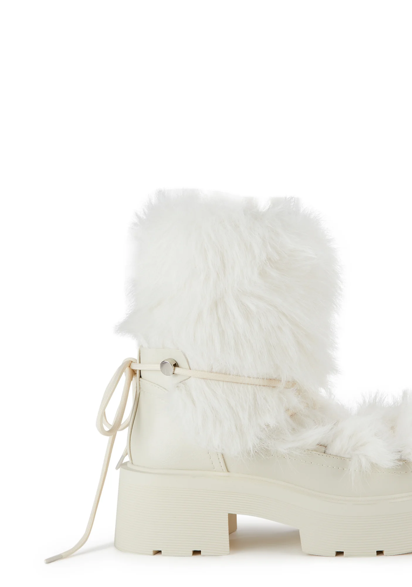 Forbes-1 Platform Boots-White - Image 2