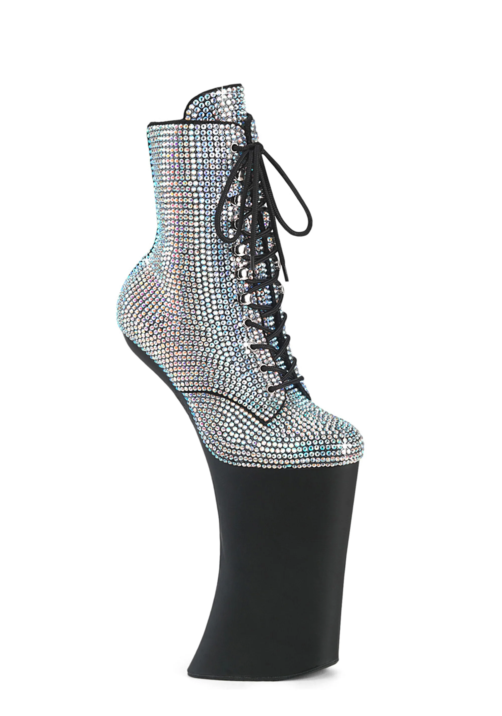 Forbidden-1020RS Platform Ankle Boots-Black - Image 5