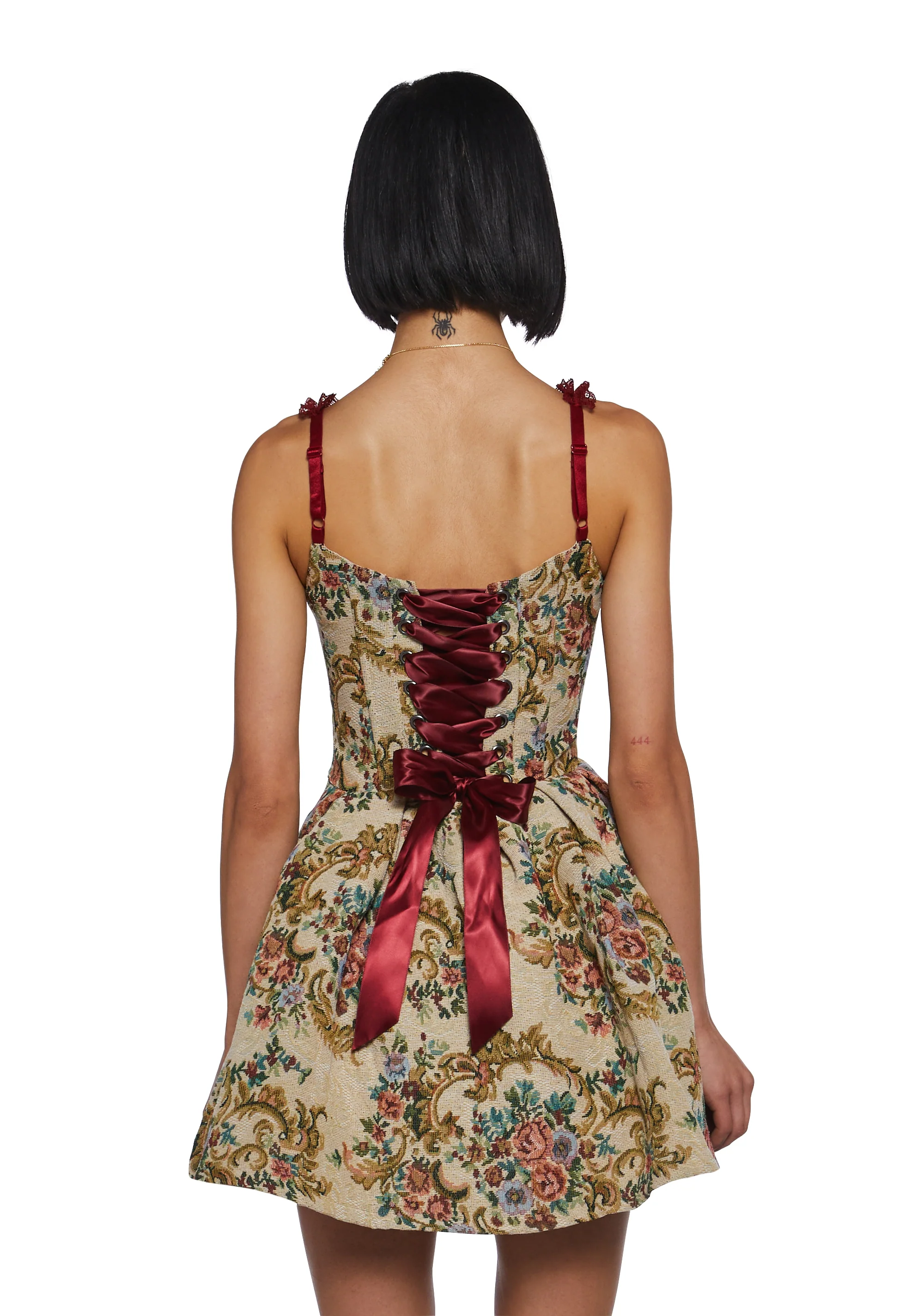 Forbidden Rendezvous Brocade Dress - Image 4