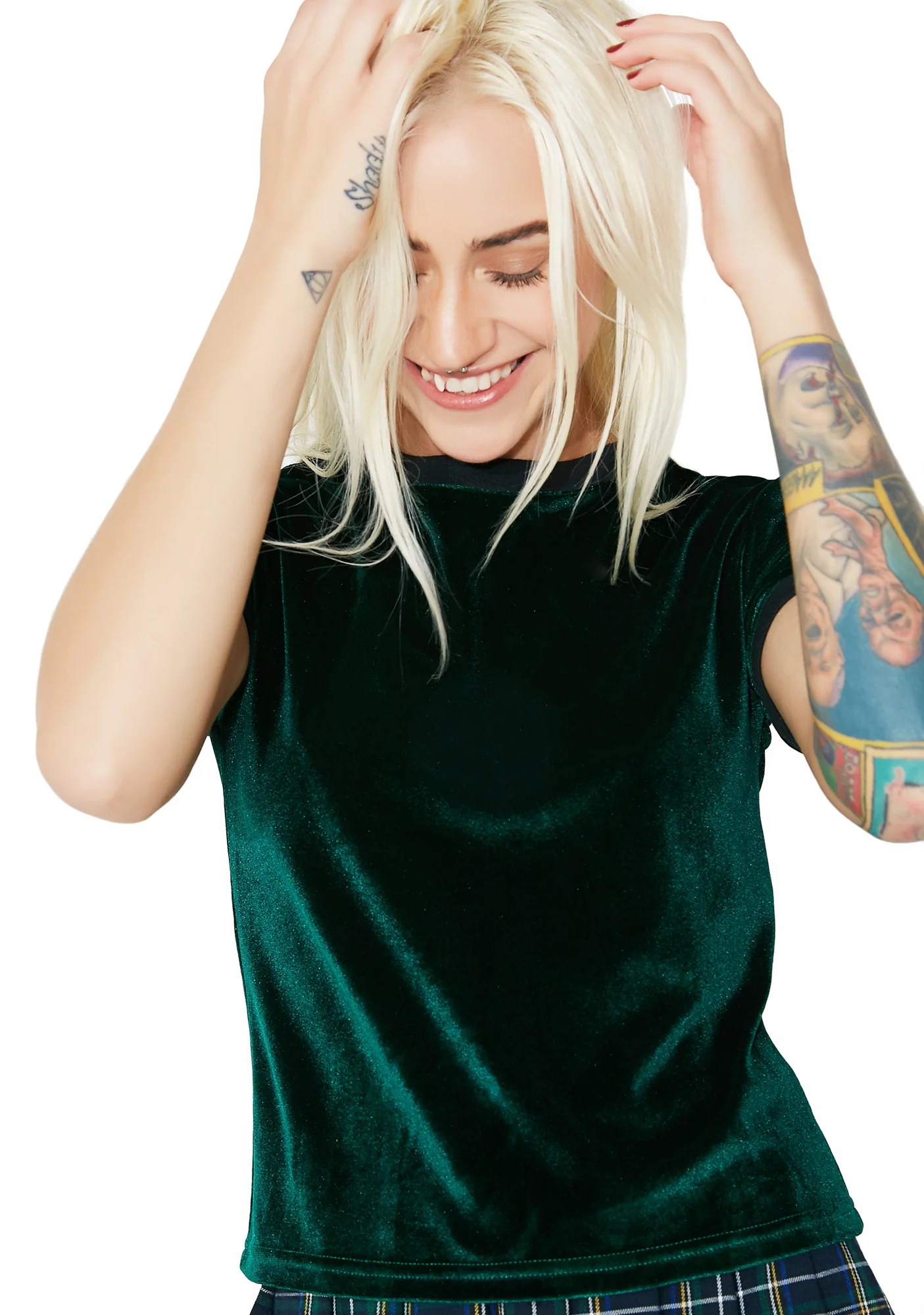 Forest Ditchin’ Class Velvet Tee - Image 3
