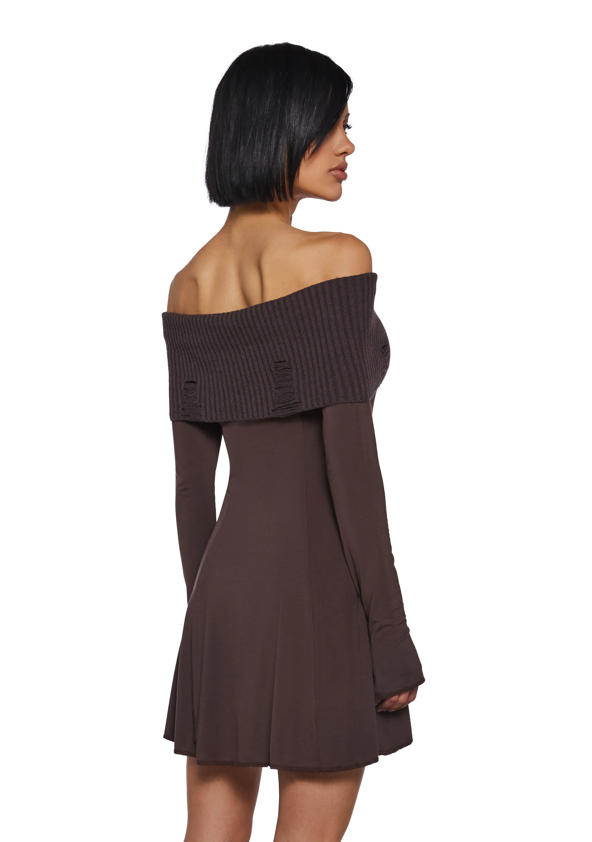 Forest Sketches Mini Dress - Image 4