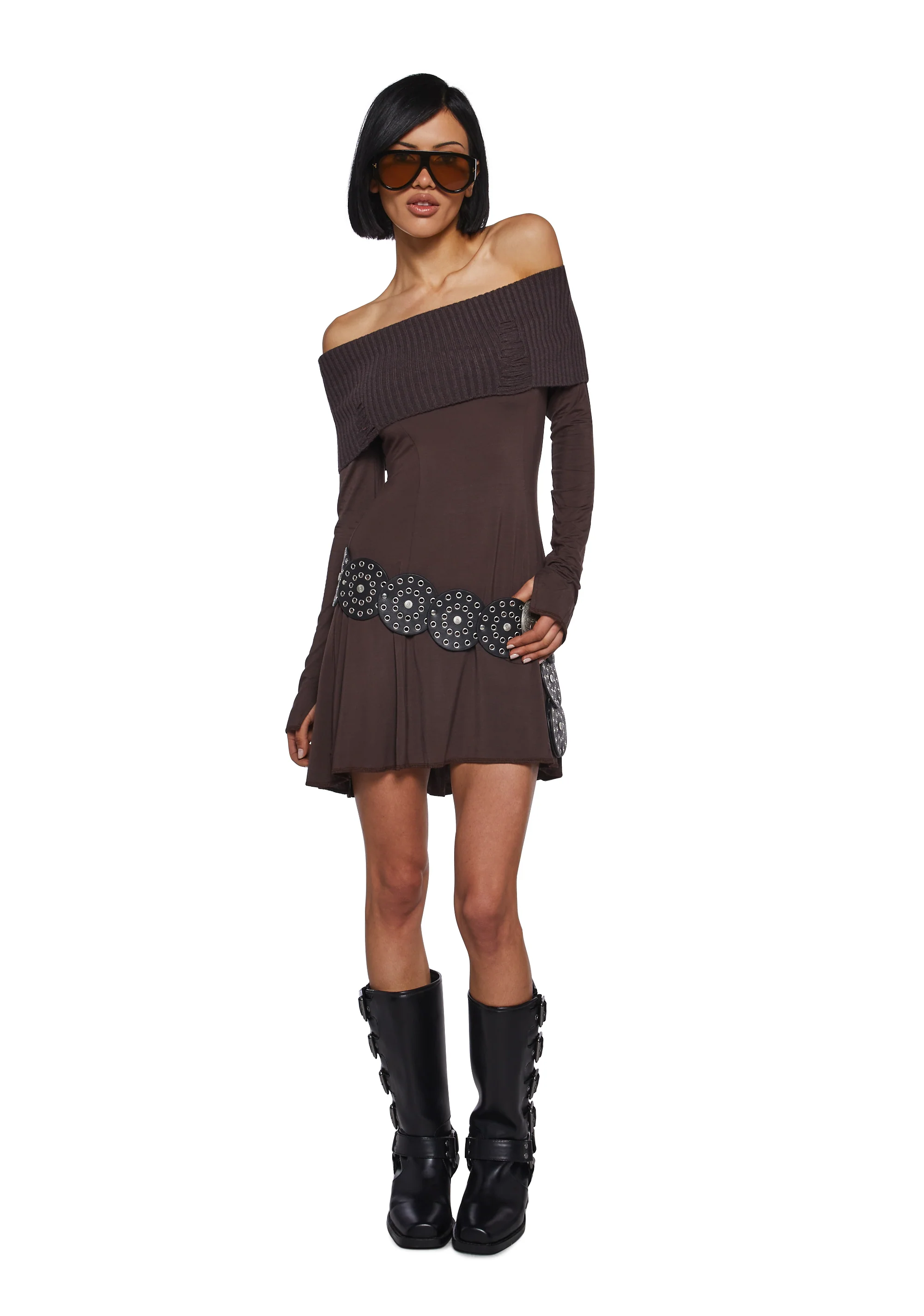 Forest Sketches Mini Dress - Image 6