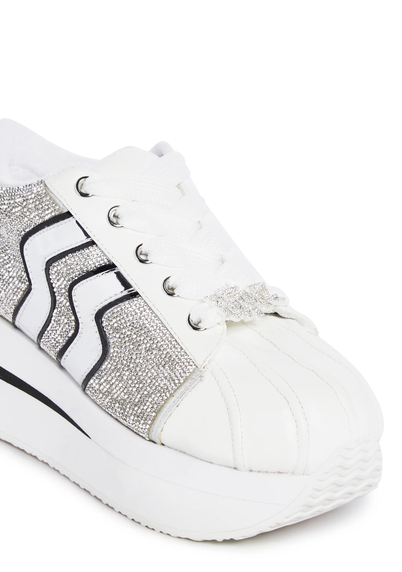 Forever Diamondz Platform Sneakers  - Iridescent - Image 2