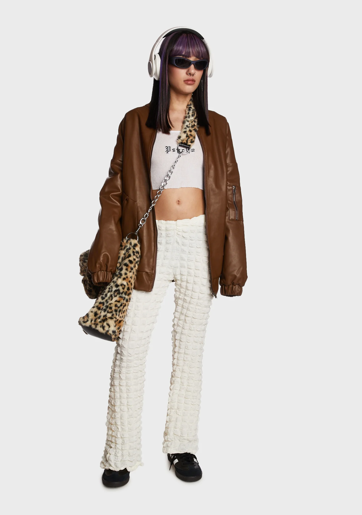 Forever Eye Roll Textured Pants - Image 5