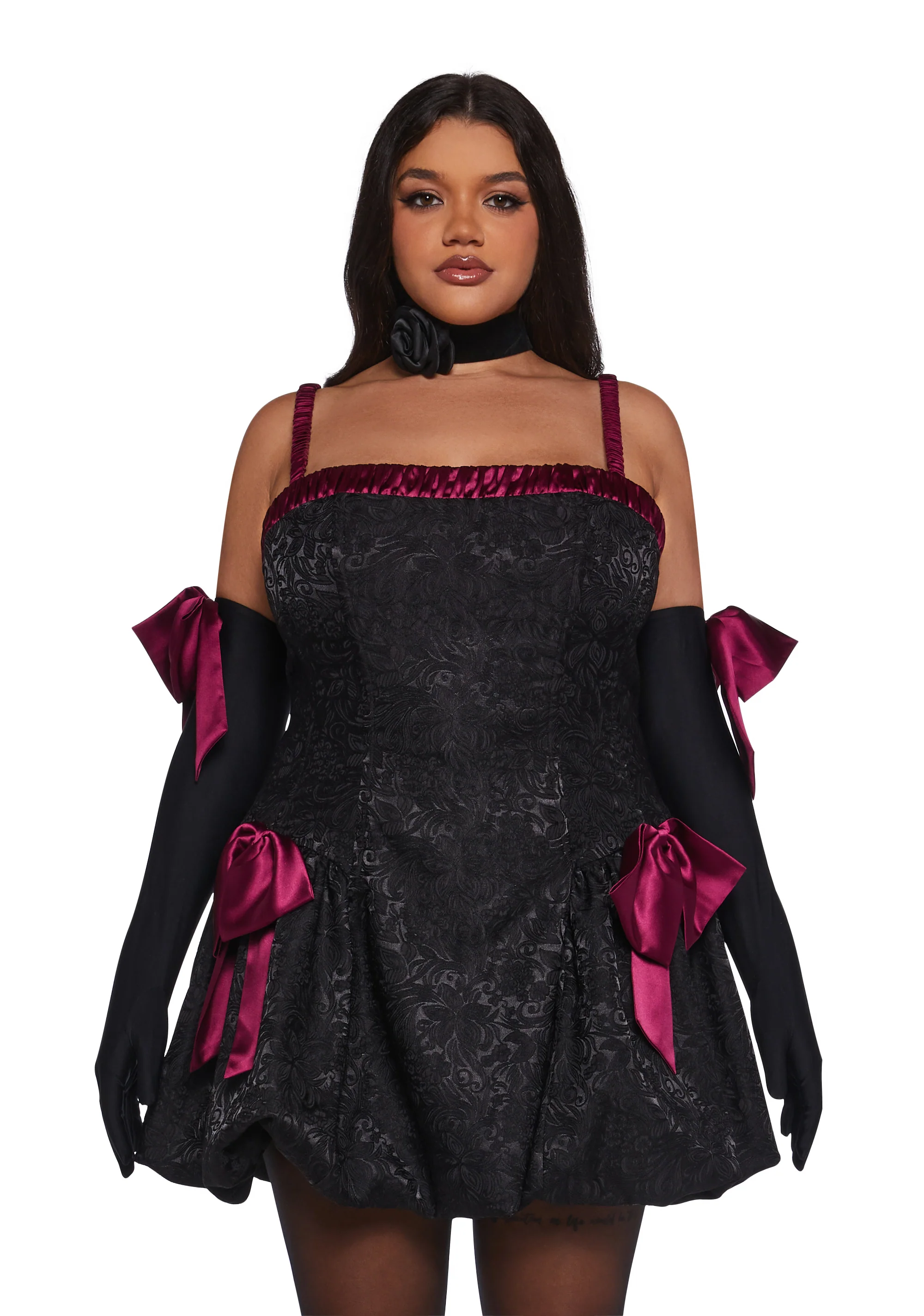 Forever Promise Mini Dress And Gloves Set - Image 2