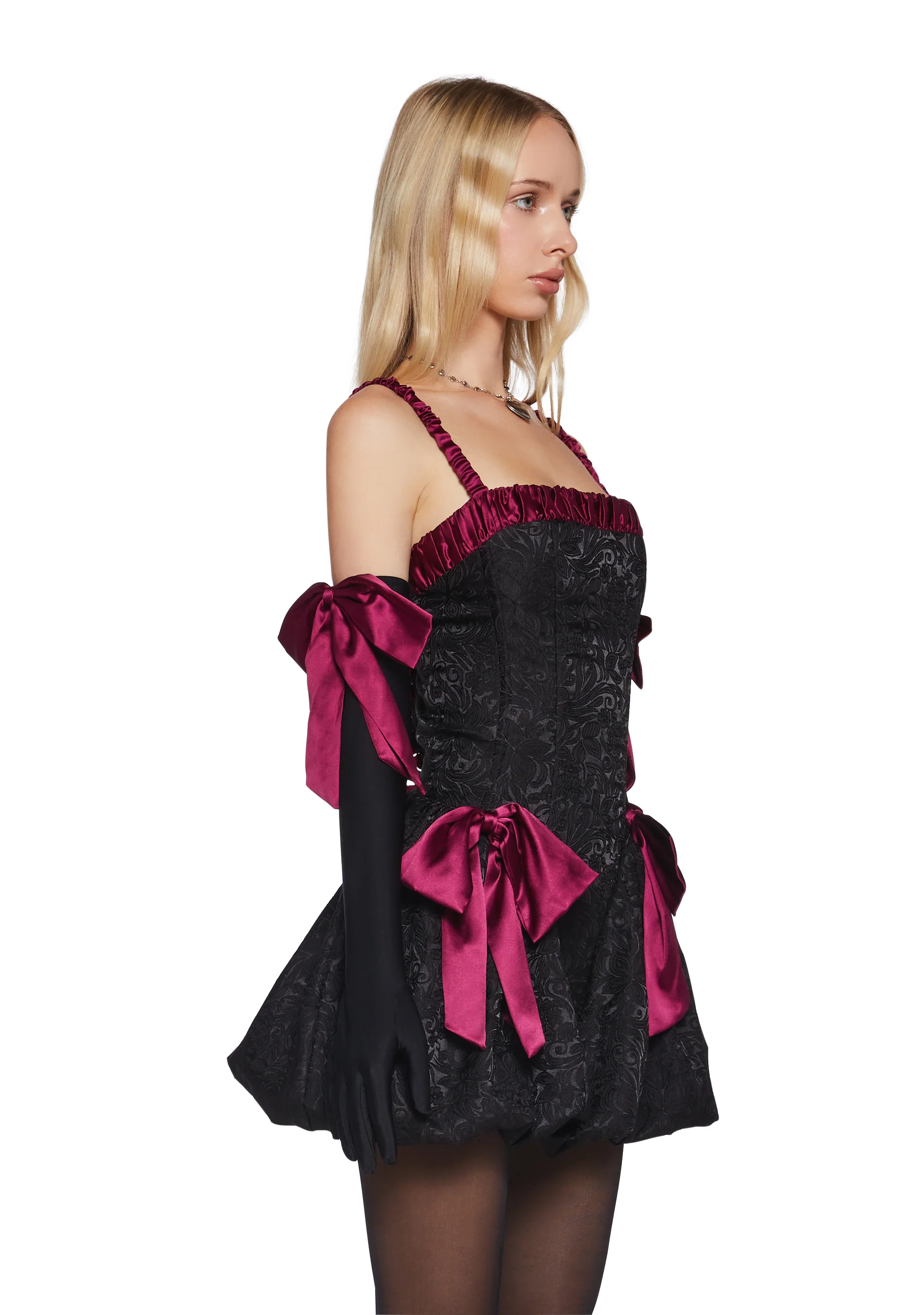Forever Promise Mini Dress And Gloves Set - Image 3
