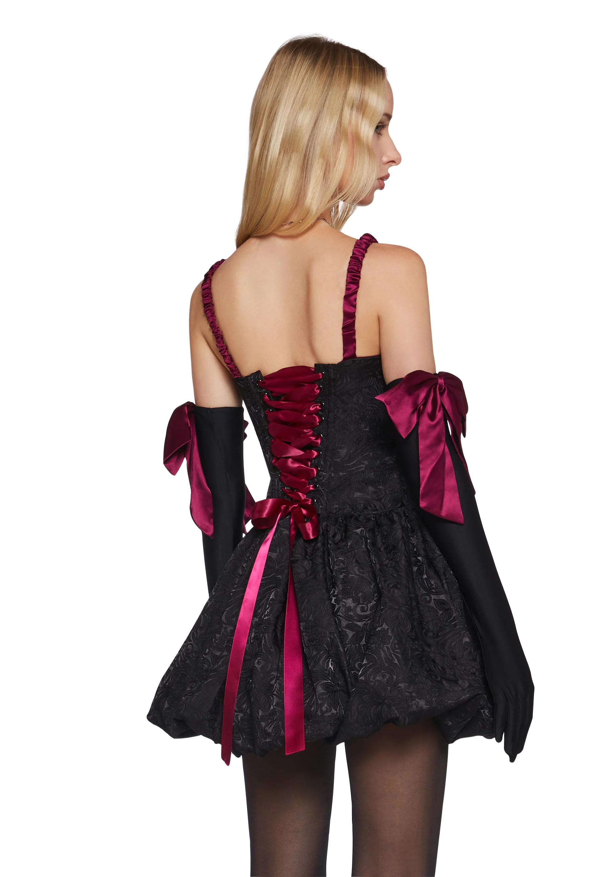 Forever Promise Mini Dress And Gloves Set - Image 4