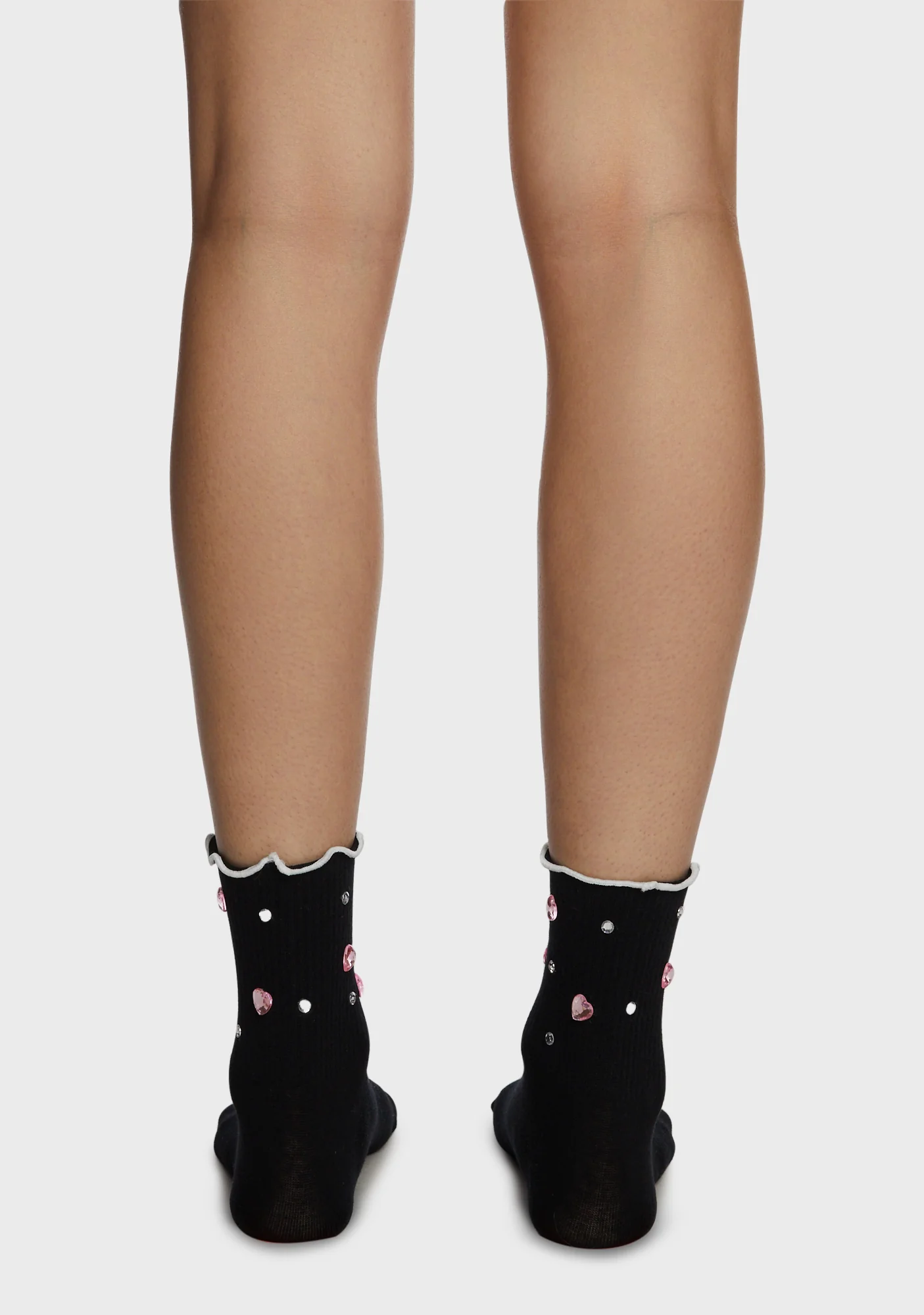 Fragile Desire Jewel Socks - Black - Image 3
