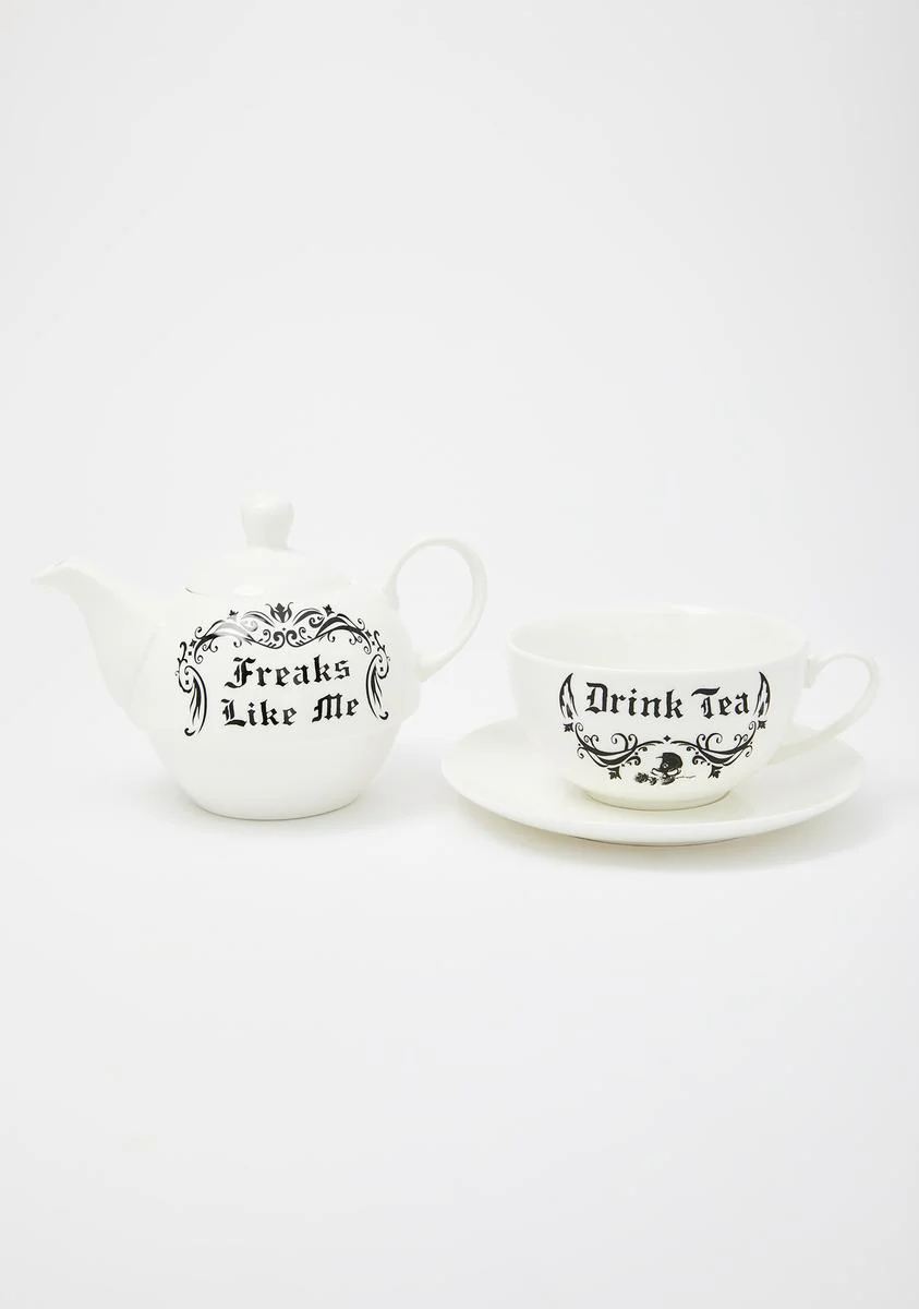 Freaks Like Me Tea For One Set - Image 2