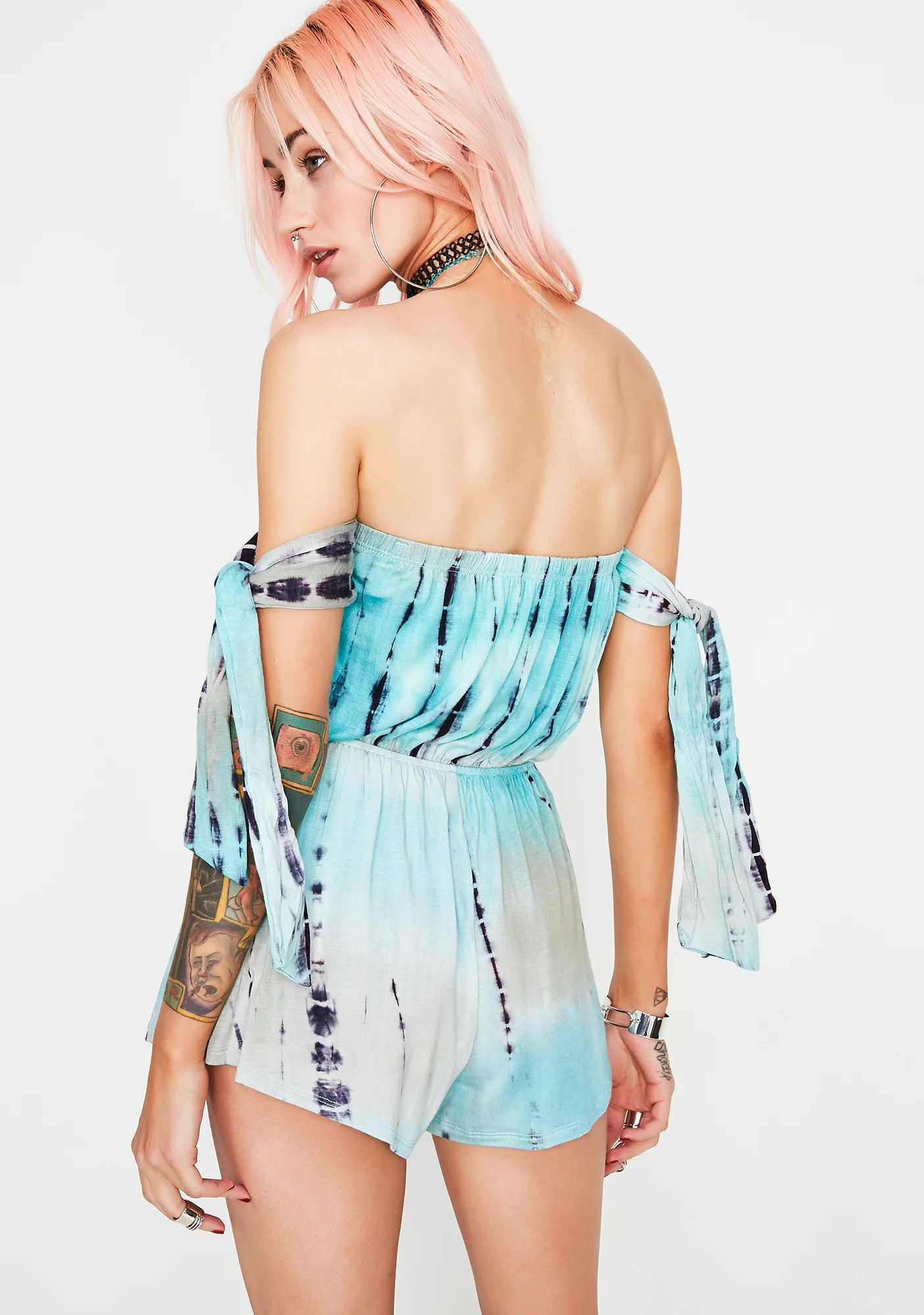 Free Love Tie Dye Romper - Image 4