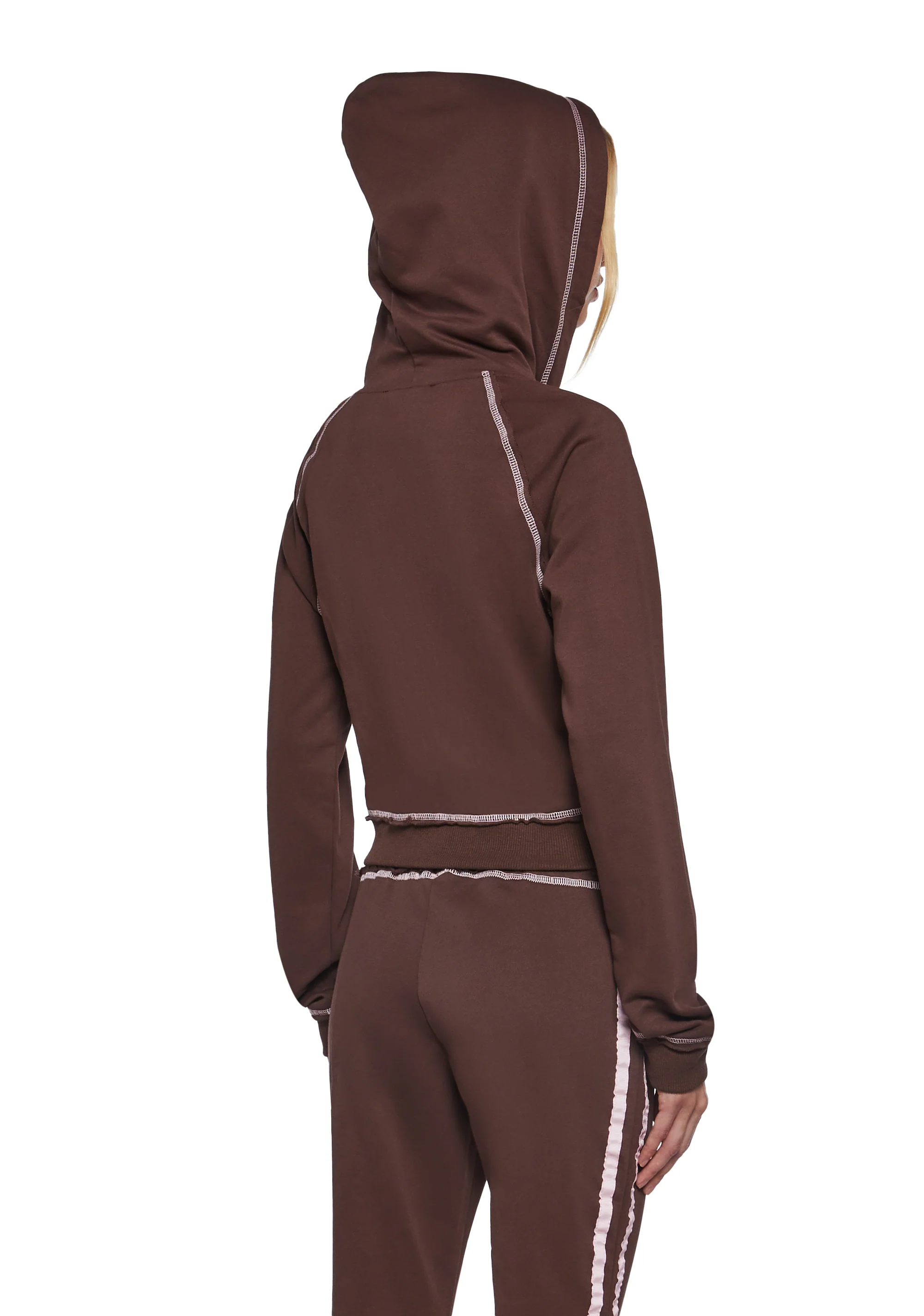 Skater Heart Crop Hoodie - Image 4