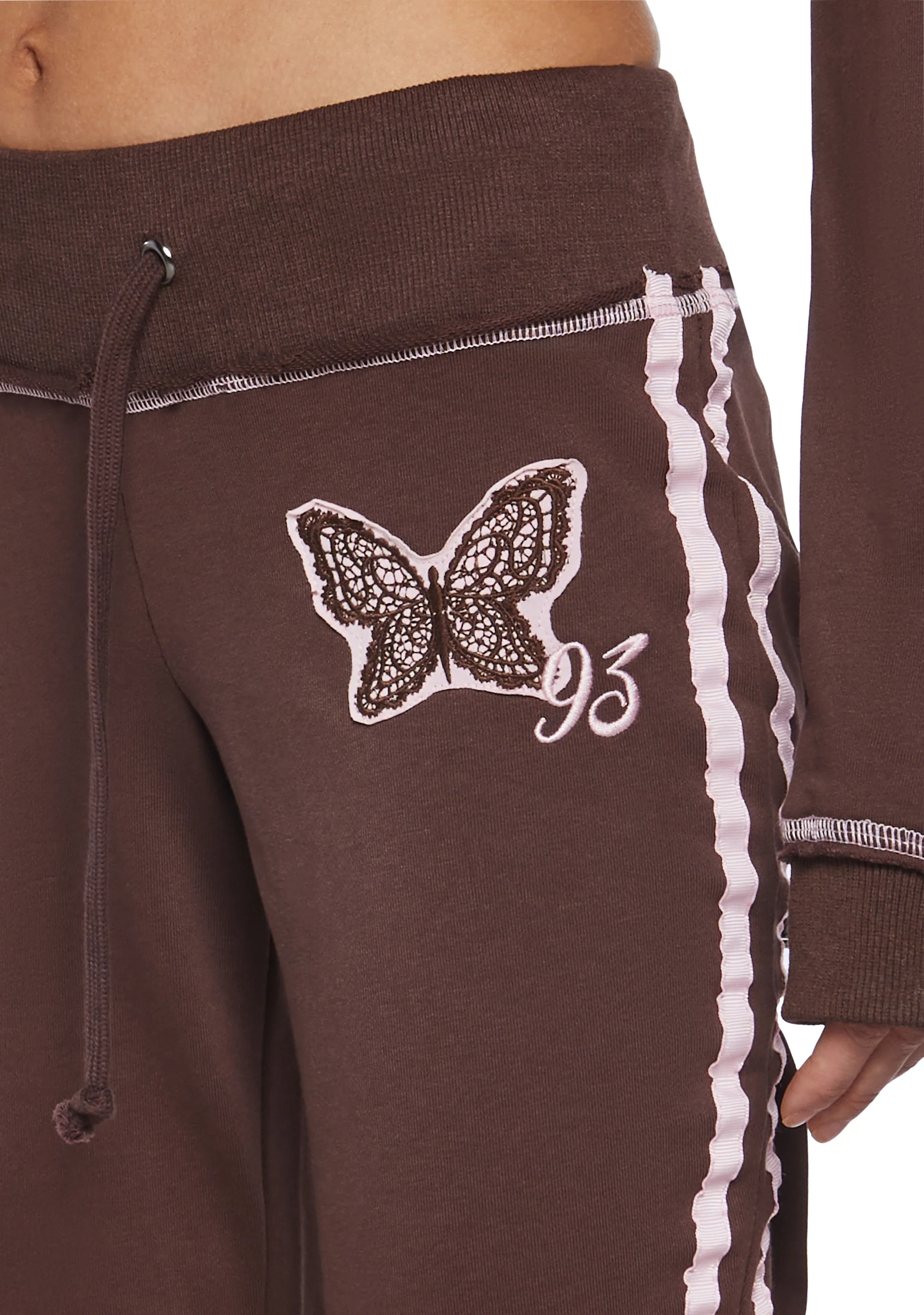 Skater Heart Low Rise Sweatpants - Image 5