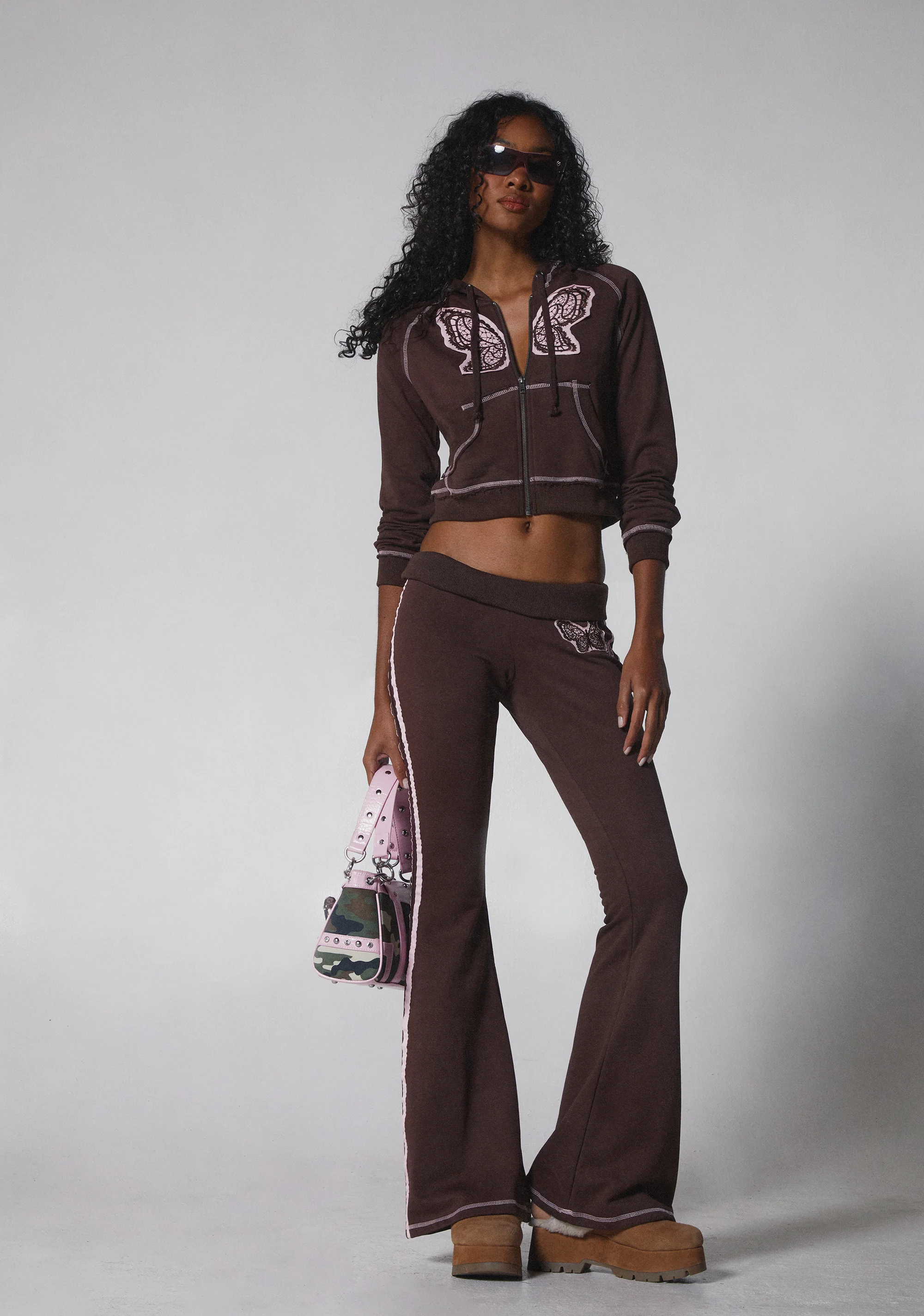 Skater Heart Low Rise Sweatpants - Image 8