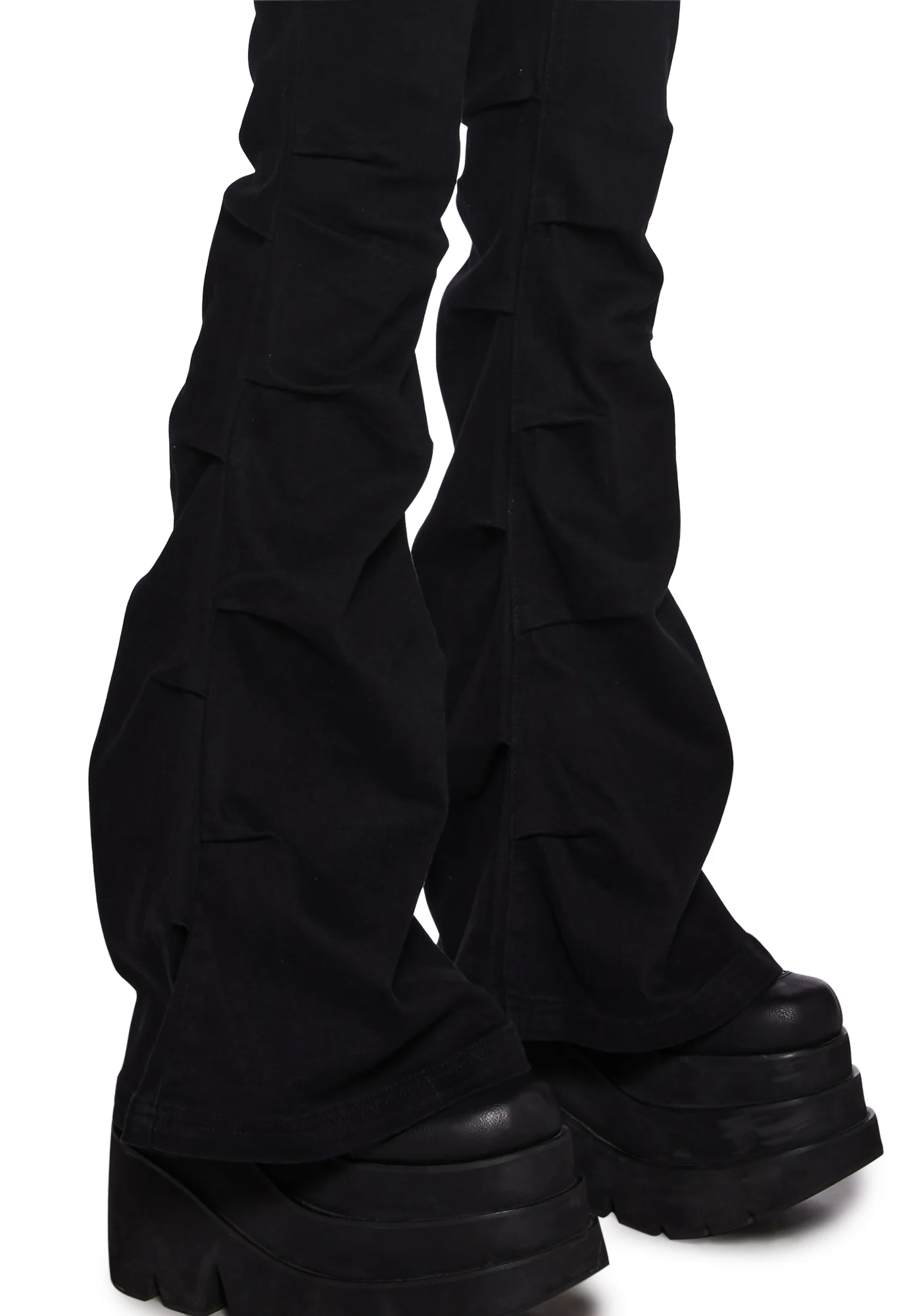 Frequency Wide Leg Pants - Black - Image 3