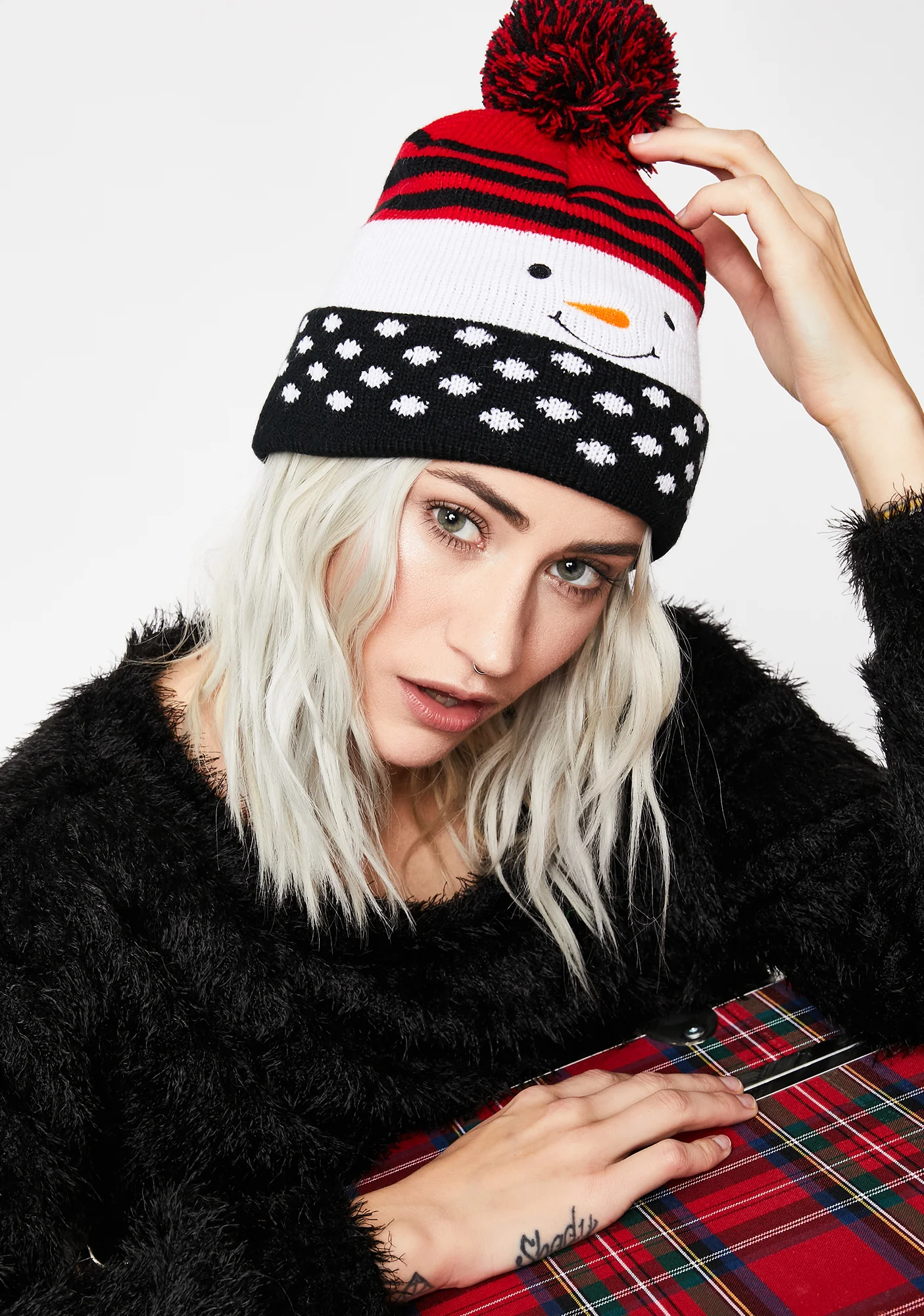 Frosty Friend Snowman Beanie - Image 2