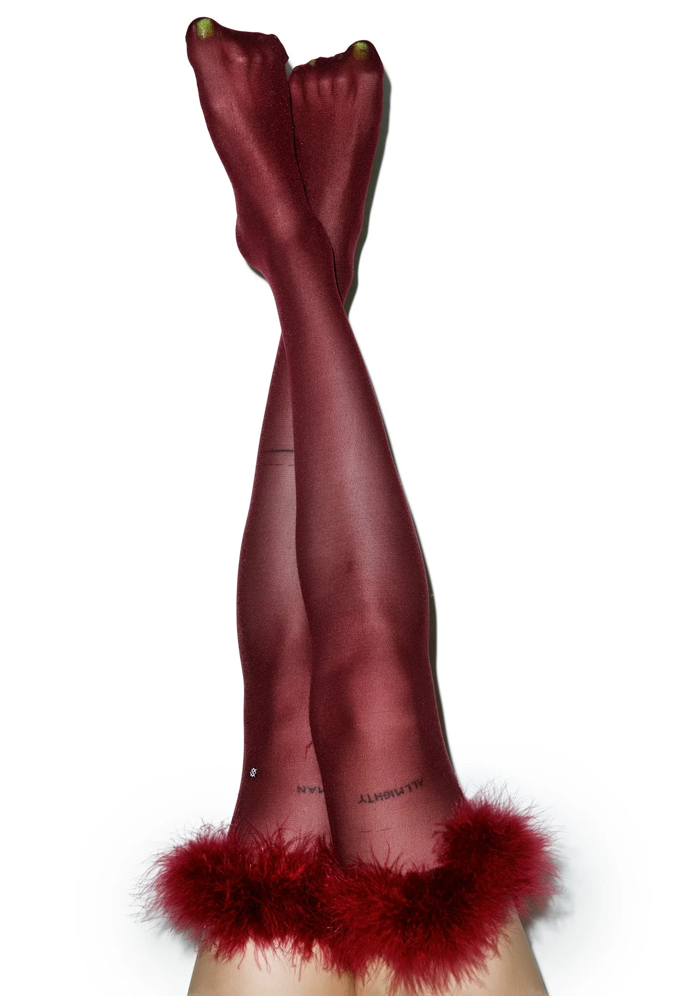 Frosty Thigh Highs - Black - Image 2