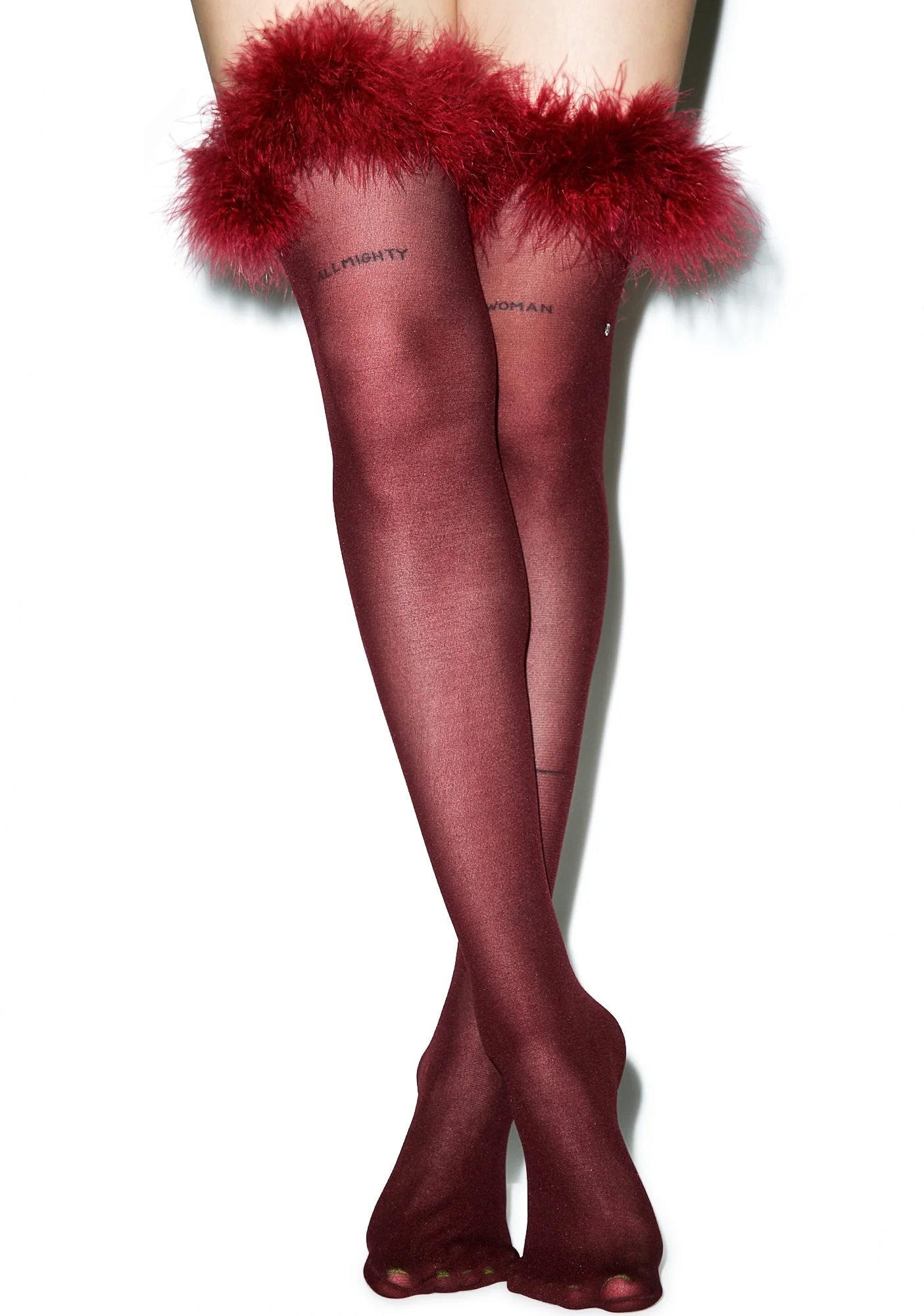 Frosty Thigh Highs - Black - Image 9