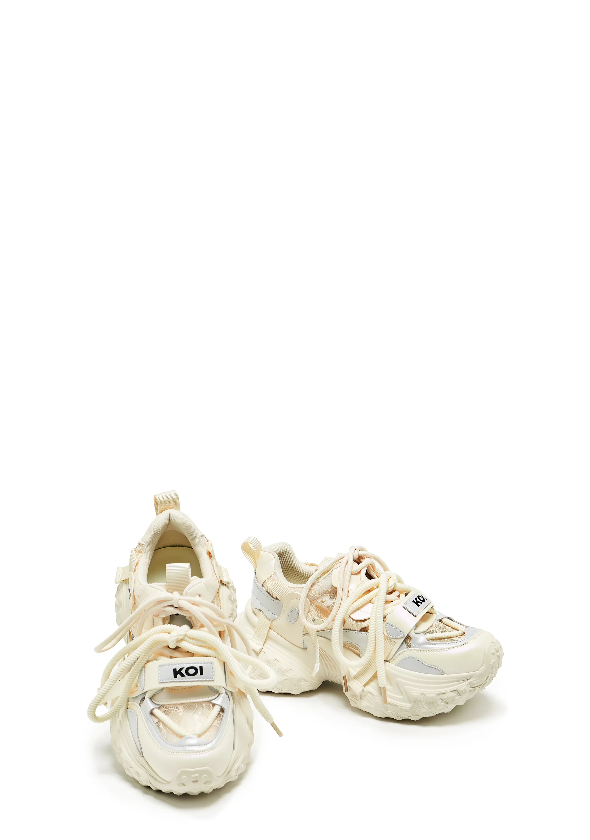 Frozen Shores Mega Chunky Trainers - Vanilla - Image 3