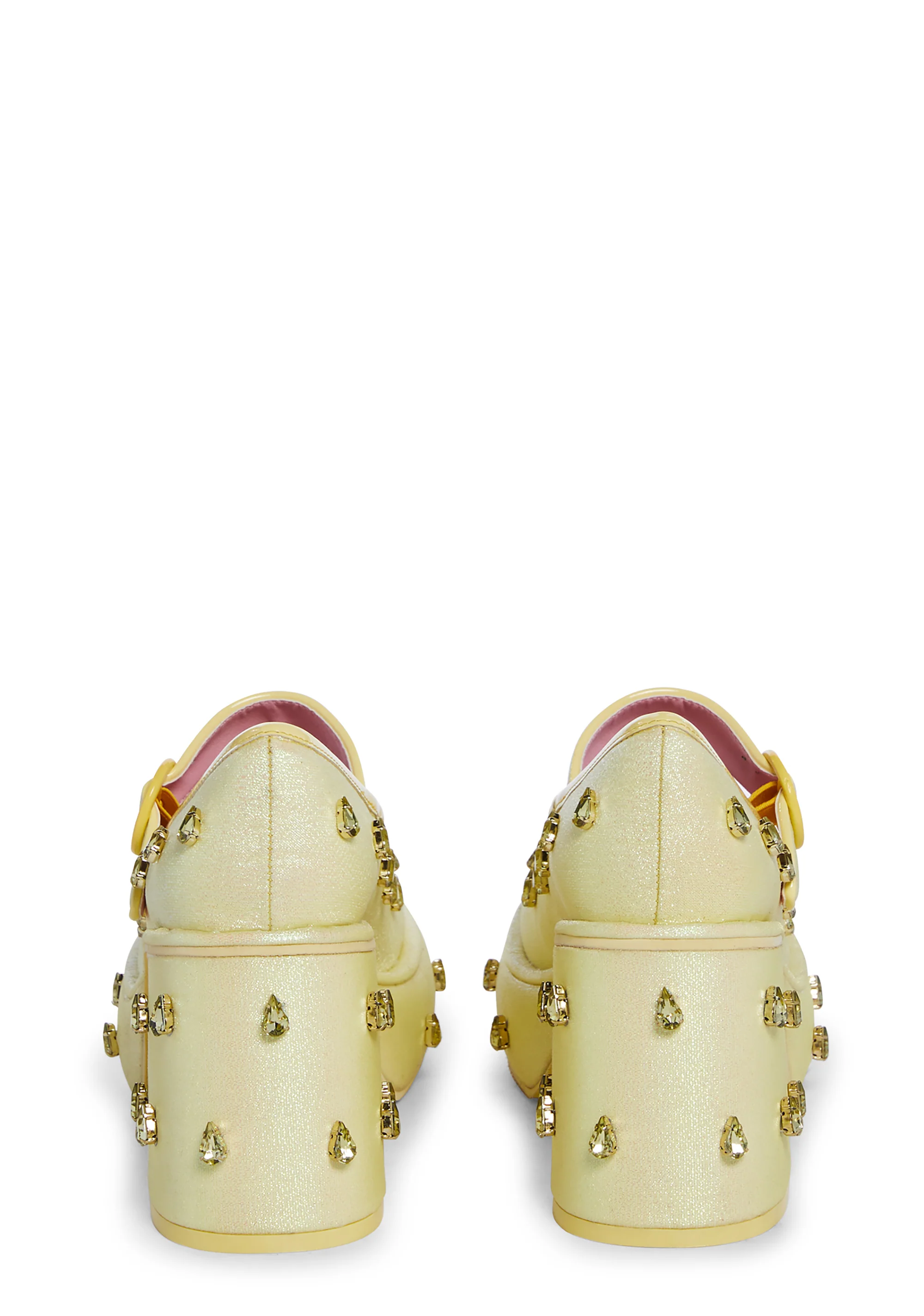 Fruit Fusion Platform Mary Janes - Lemon - Image 4