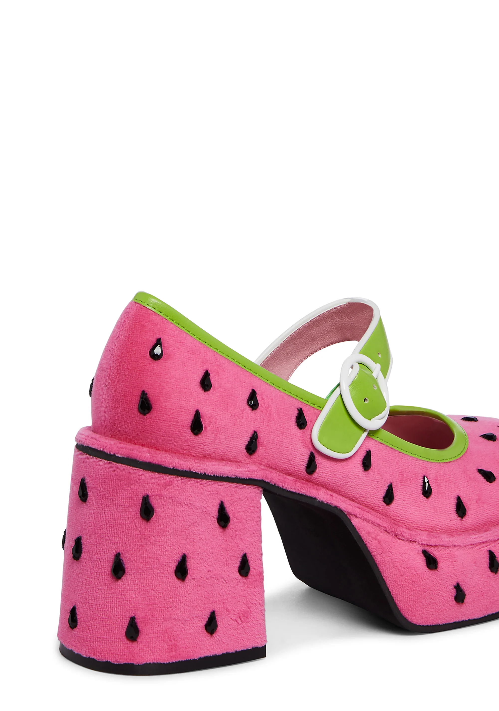 Fruit Fusion Platform Mary Janes - Watermelon - Image 2