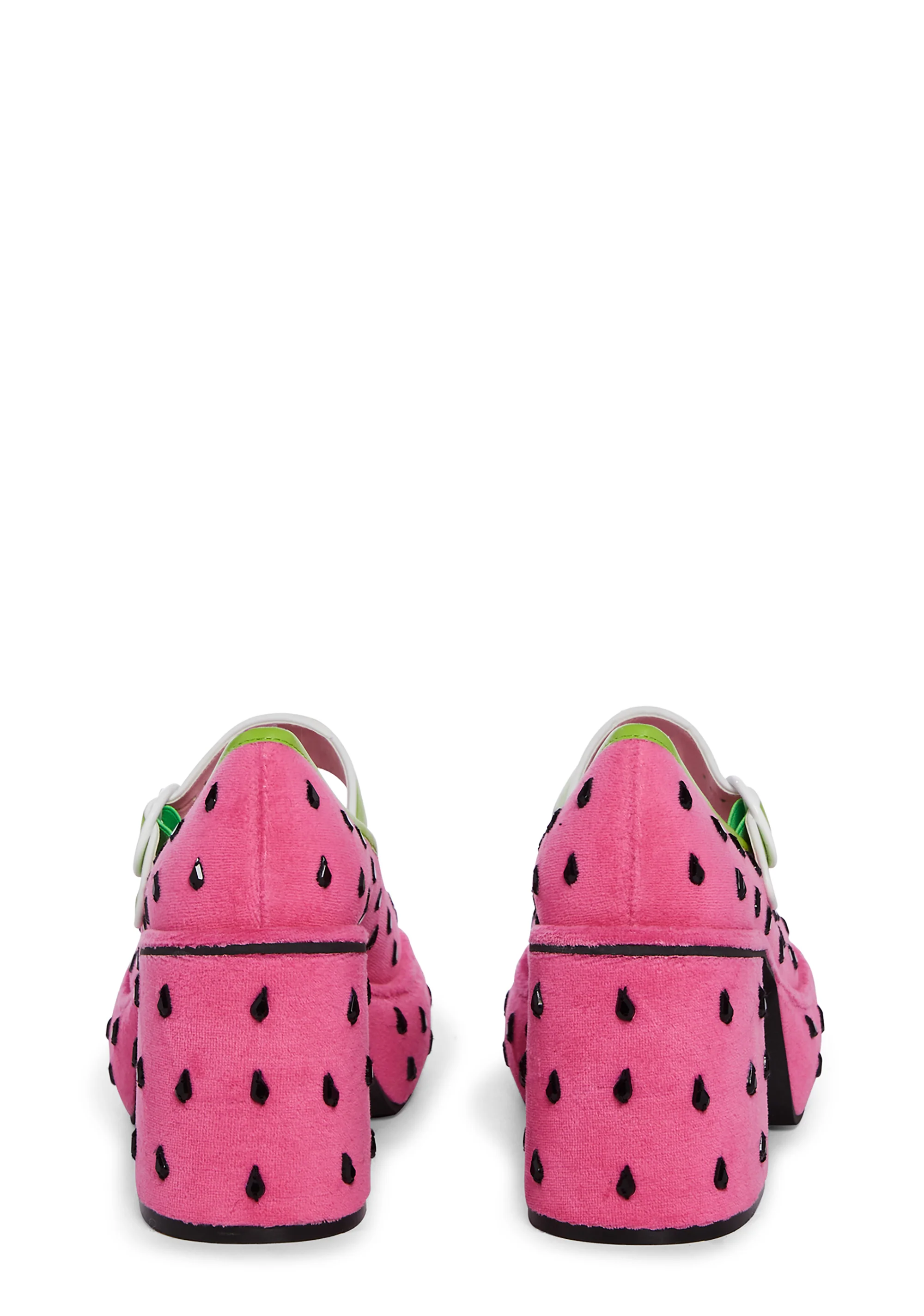 Fruit Fusion Platform Mary Janes - Watermelon - Image 4