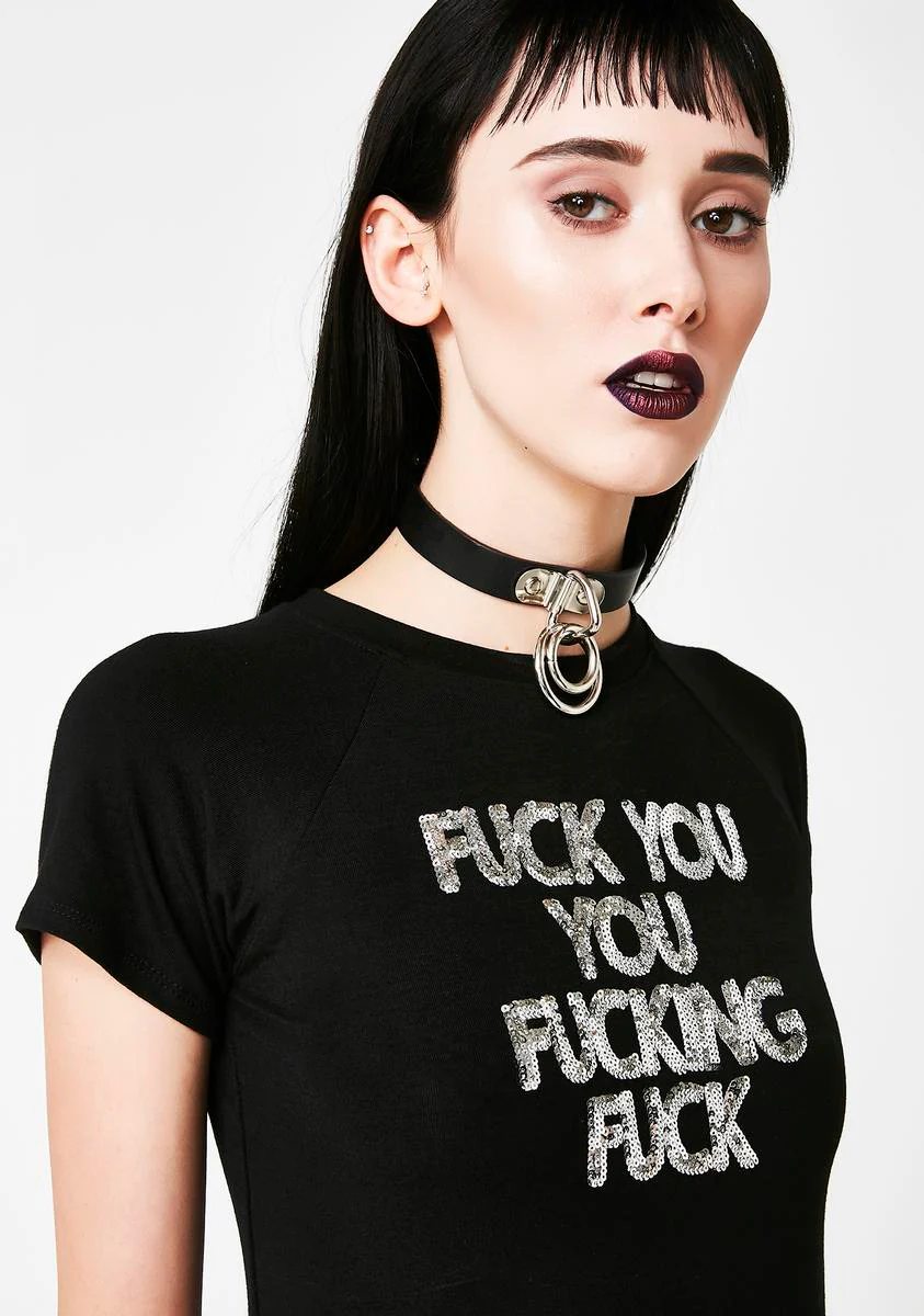 FU Cropped Tee - Image 2
