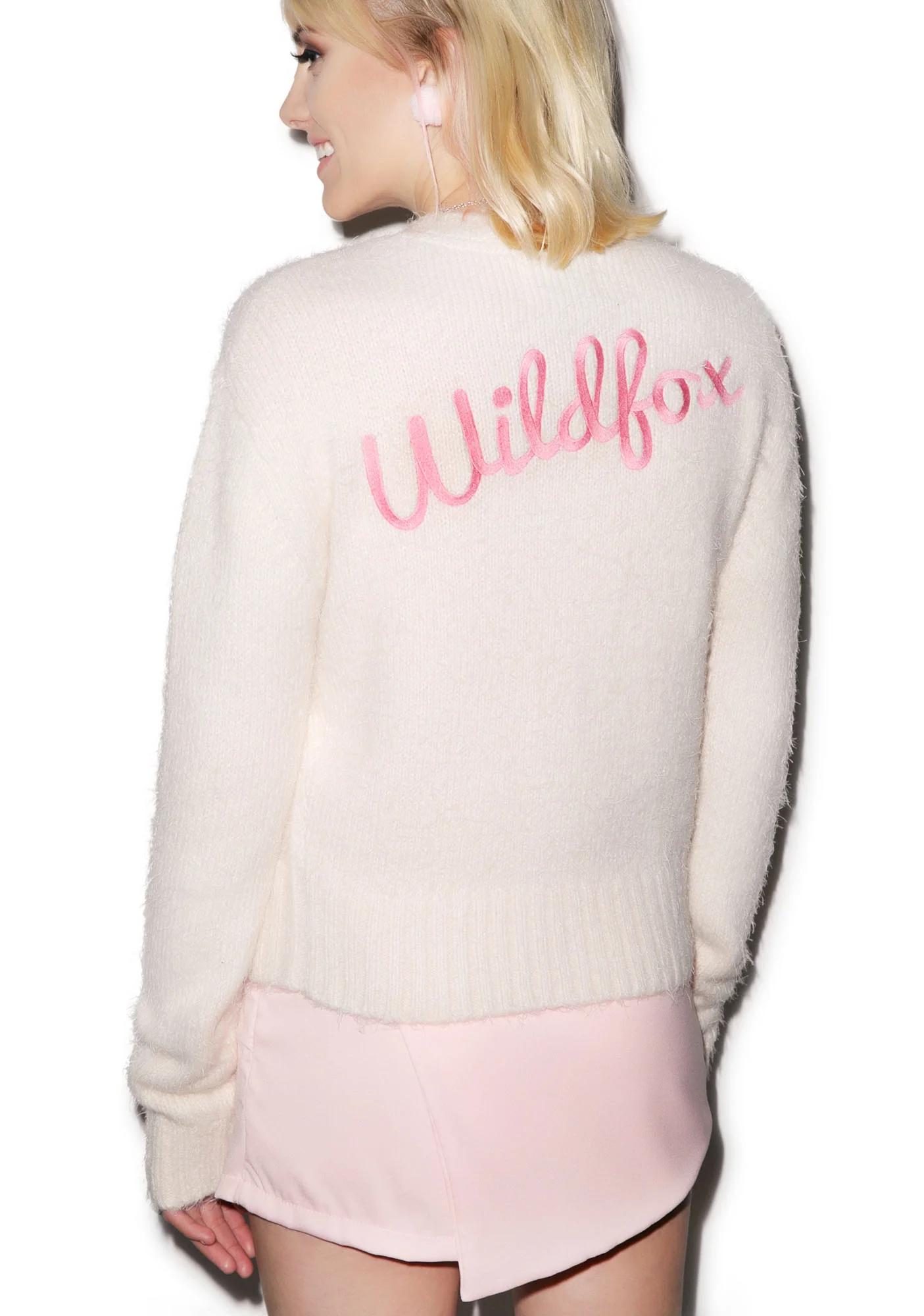 Fun Fox High Waisted Cardigan - Image 3