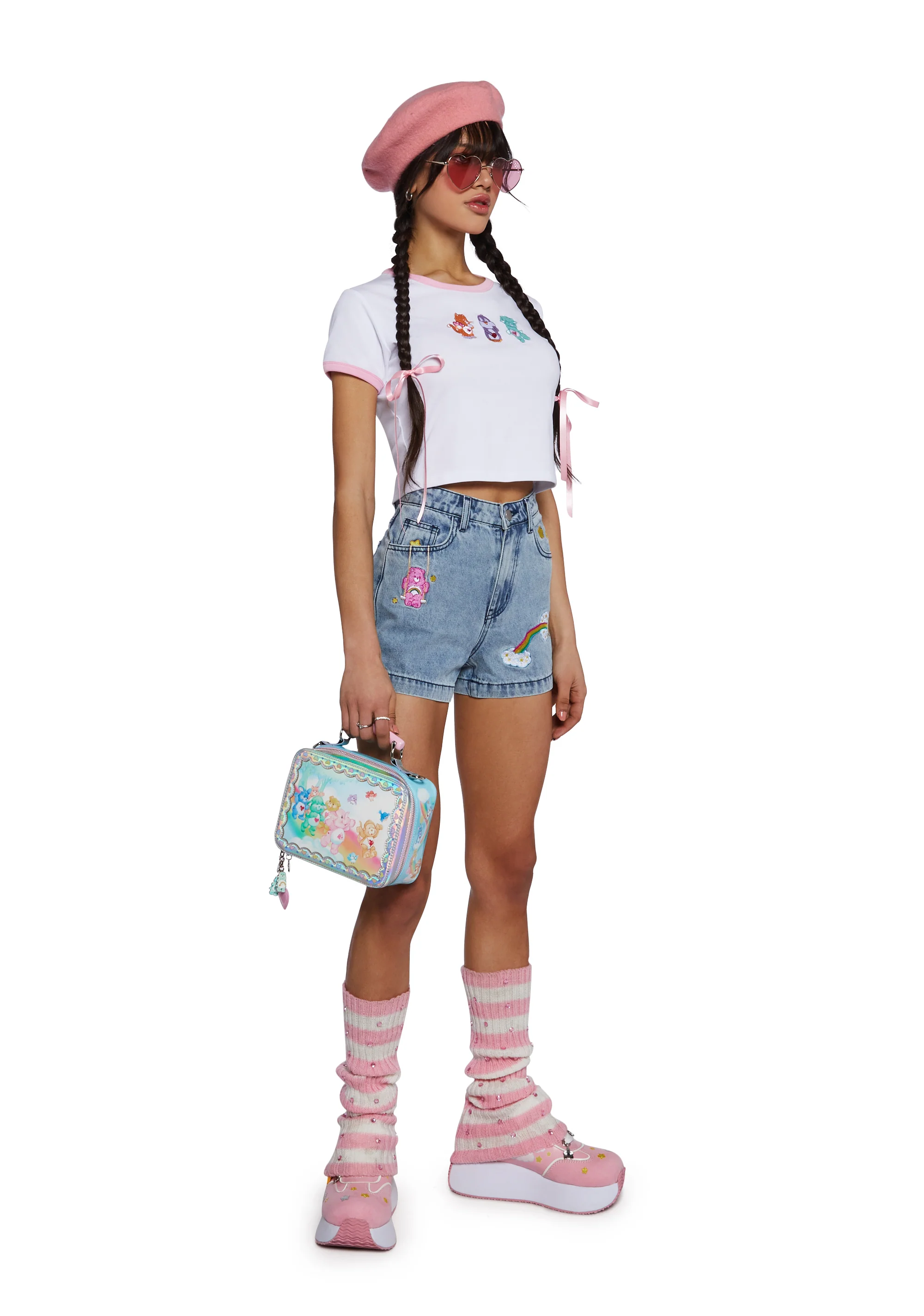 Funday Vibes Denim Shorts - Image 2