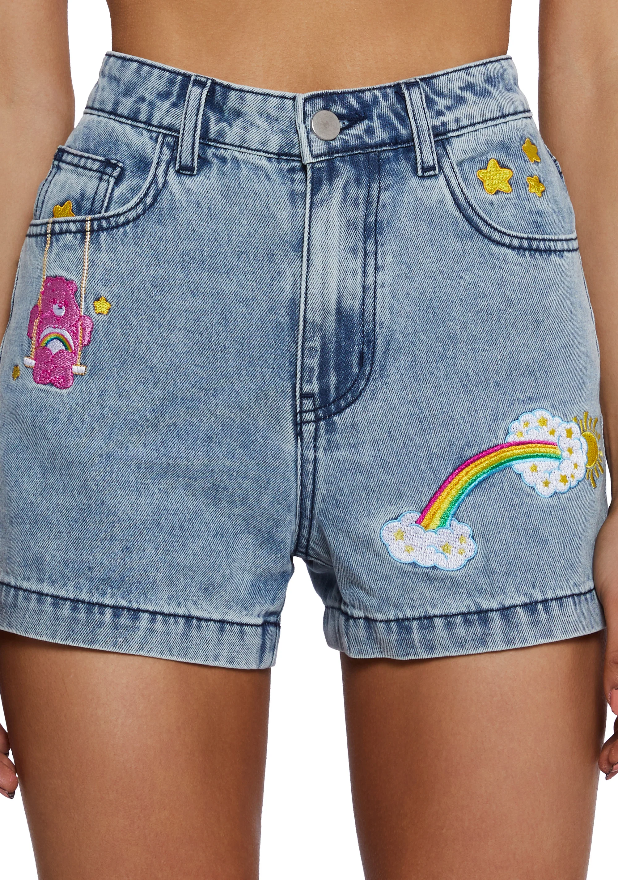 Funday Vibes Denim Shorts - Image 5