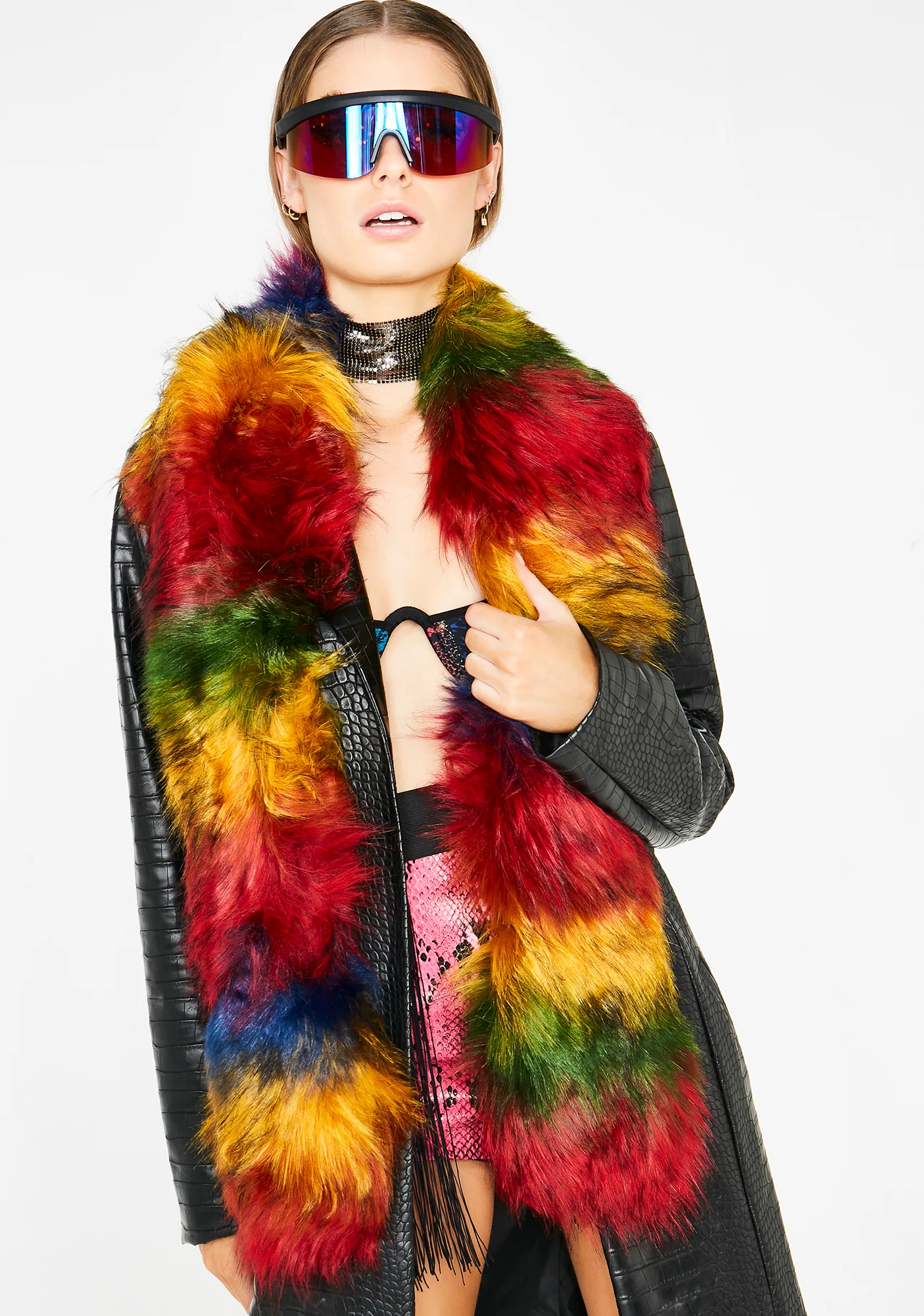 Funk Me Up Furry Scarf - Image 2