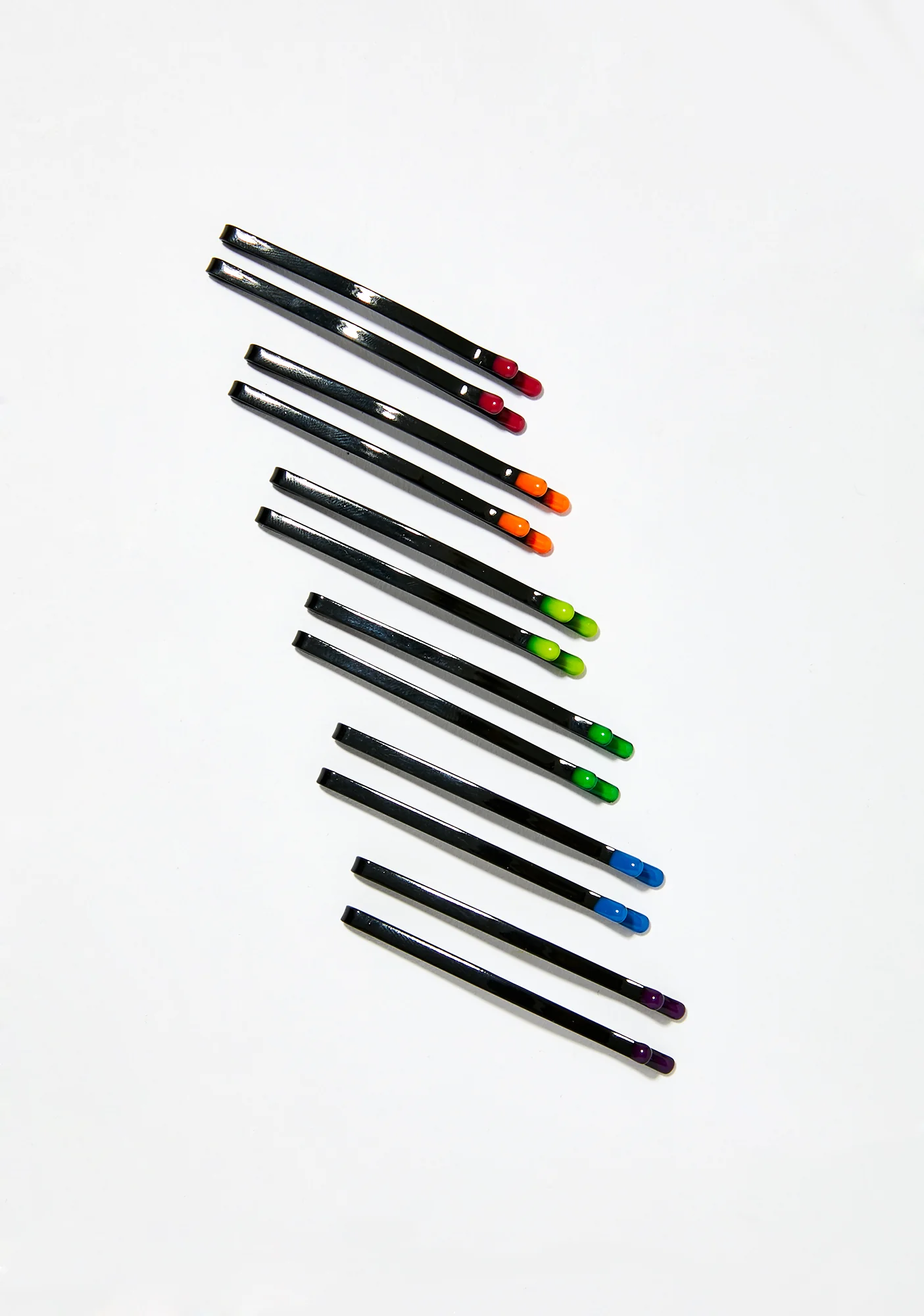 Funky Babe Rainbow Tip Bobby Pins - Image 2