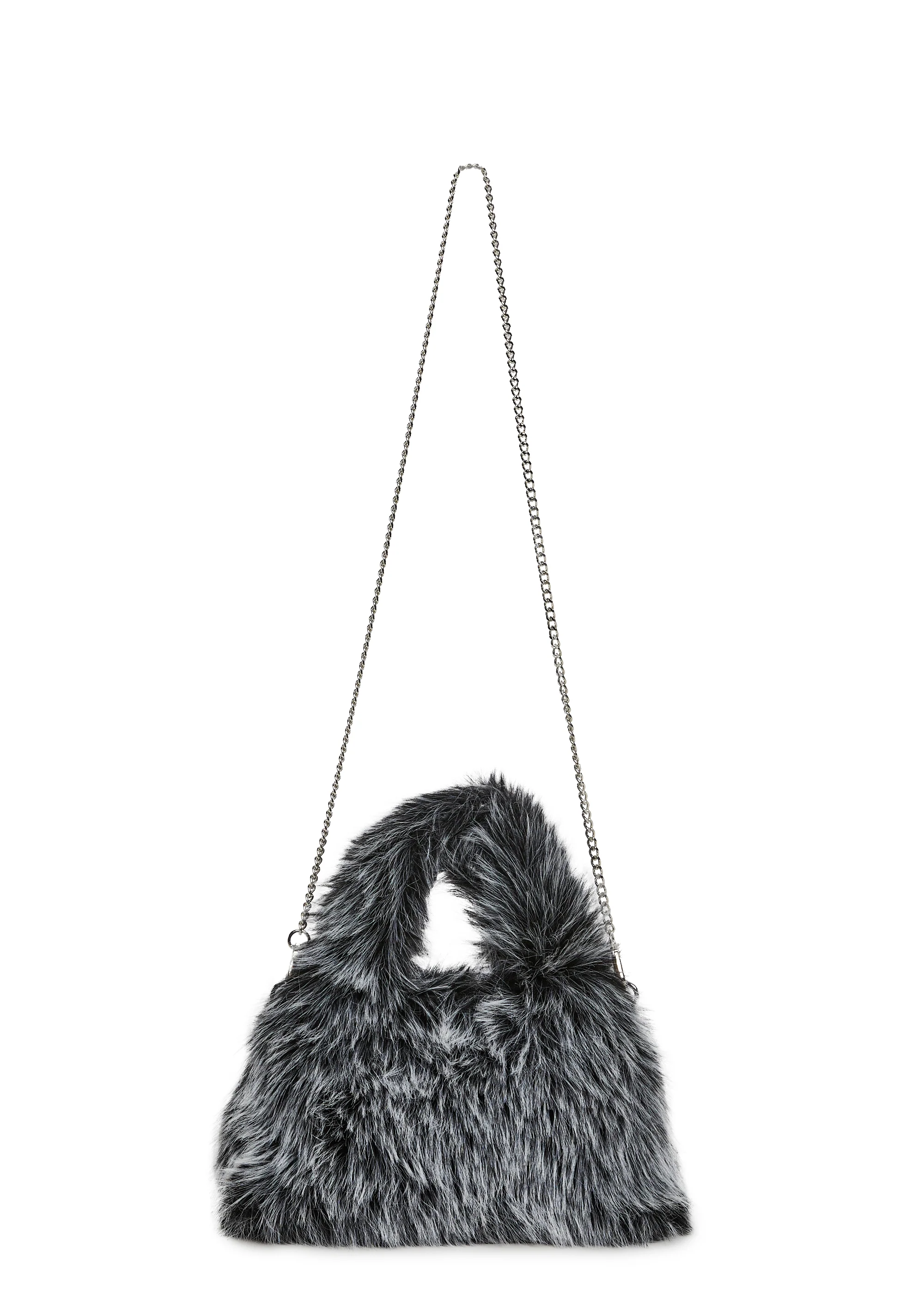 Arctic Noir Faux Fur Bag And Hat Set - Image 12
