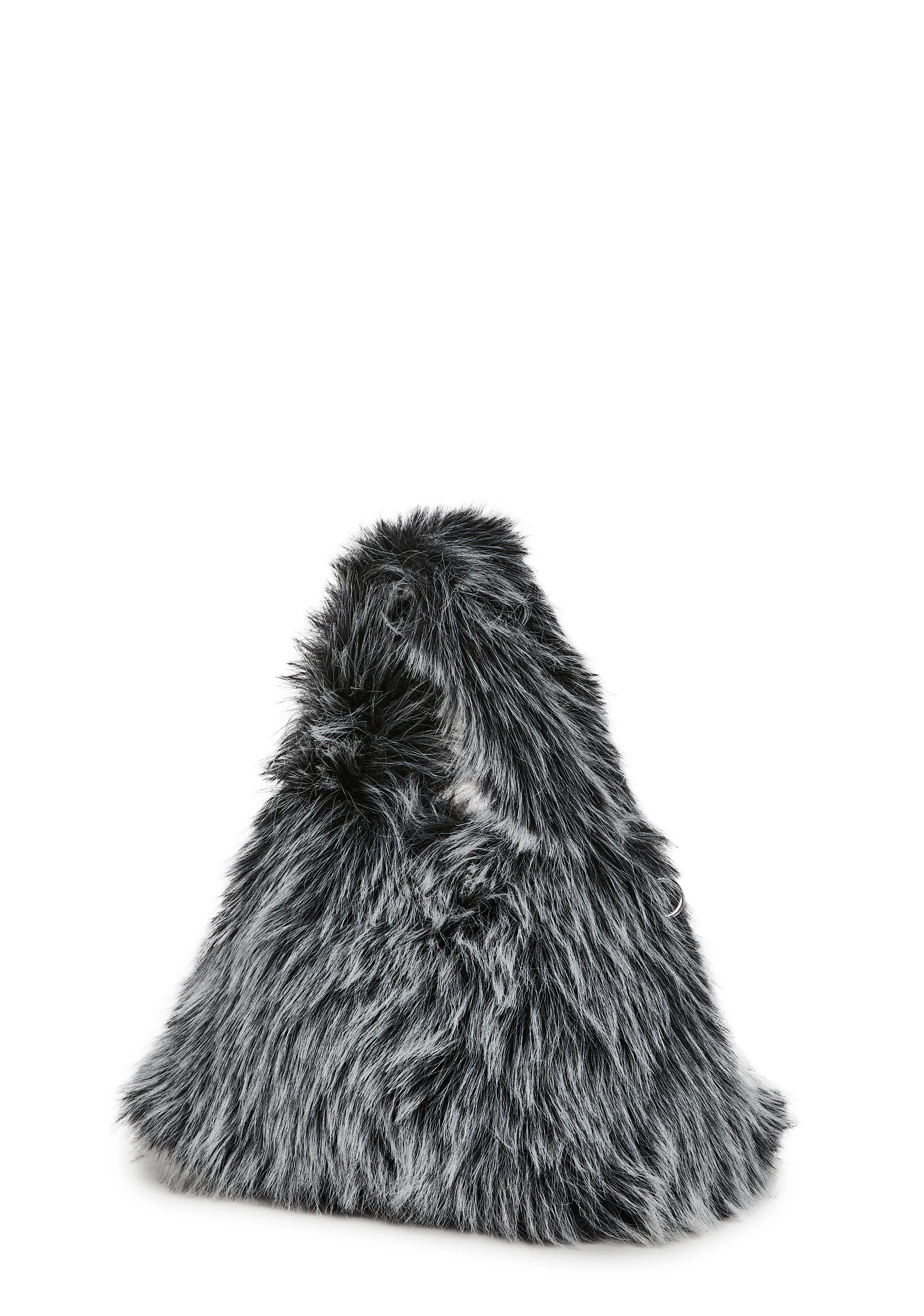 Arctic Noir Faux Fur Bag And Hat Set - Image 8